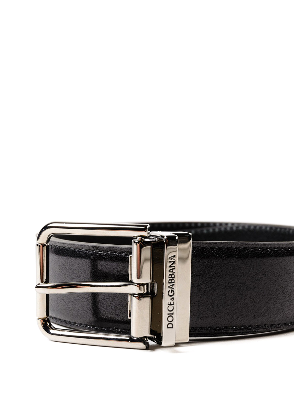 Belts Dolce & Gabbana - Polish black belt - BC4078A160380999 | iKRIX.com