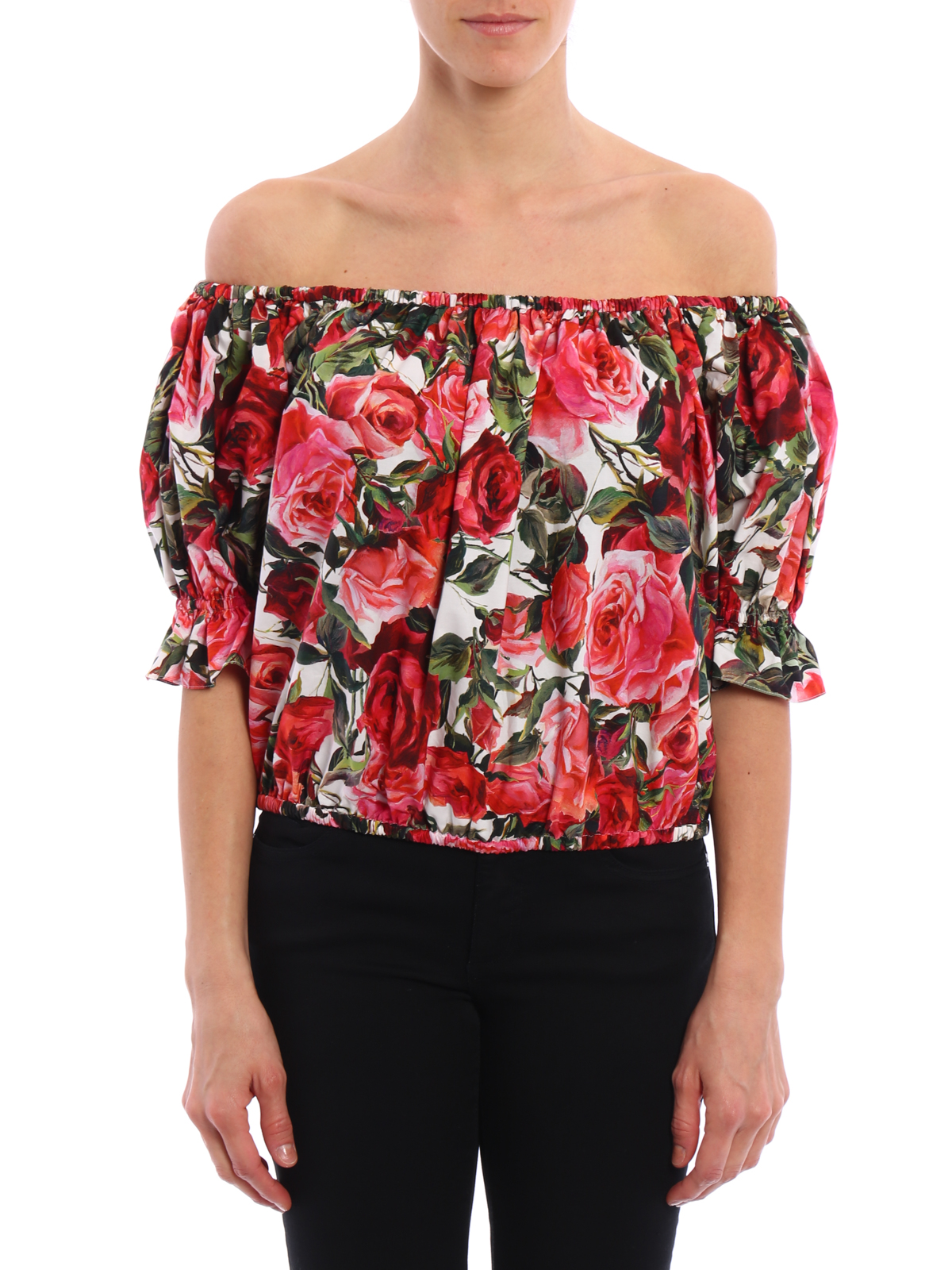 dolce and gabbana off the shoulder top