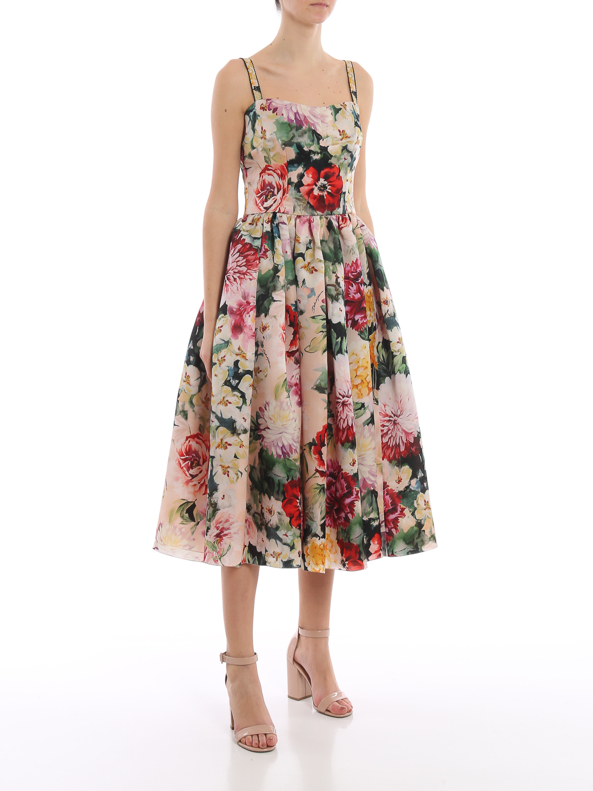 Cocktail dresses Dolce & Gabbana - Flower print silk dress -  F67N0THS10FHNT68