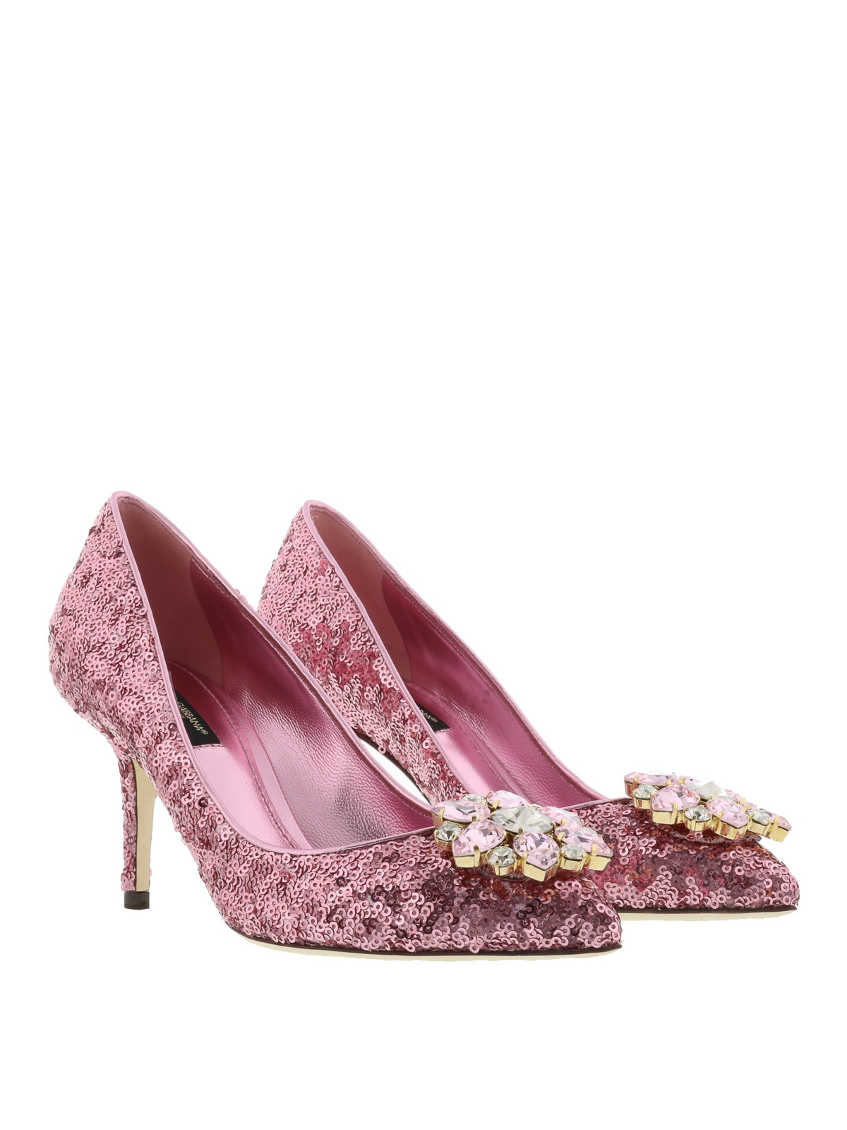 Dolce & Gabbana - Jewel sequined pumps - court shoes - CD0730AE72680400