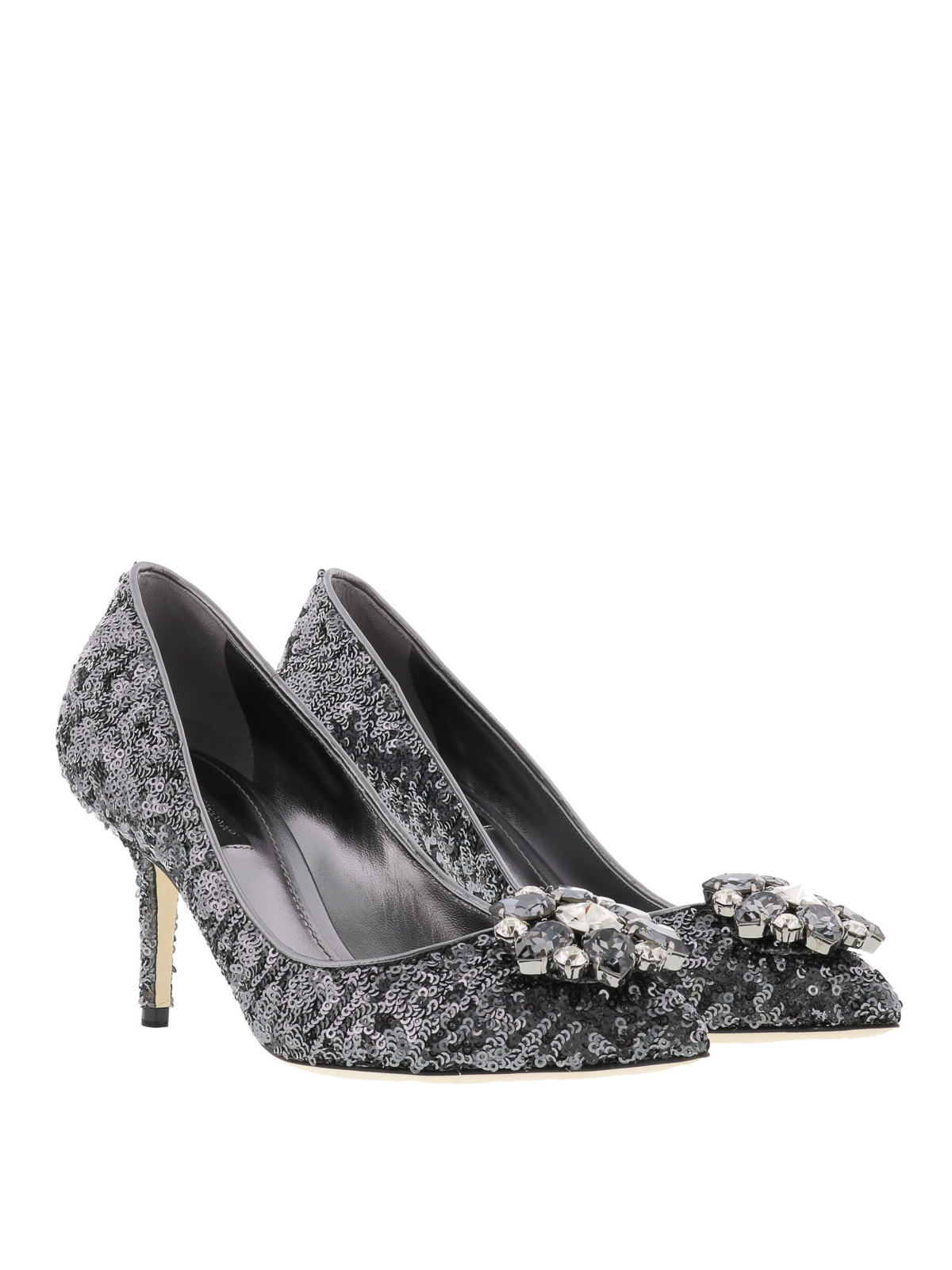 Court shoes Dolce & Gabbana - Jewel sequined pumps - CD0730AE7268M050