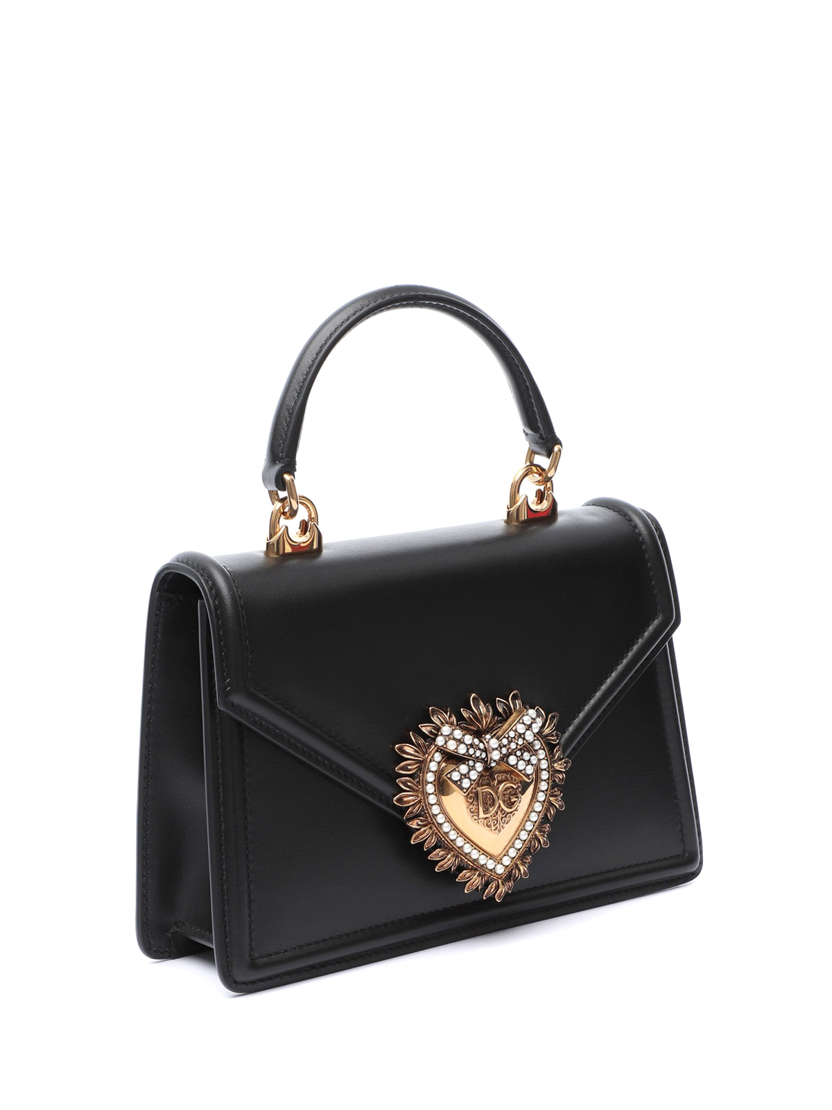 Cross body bags Dolce & Gabbana - Devotion small leather handbag