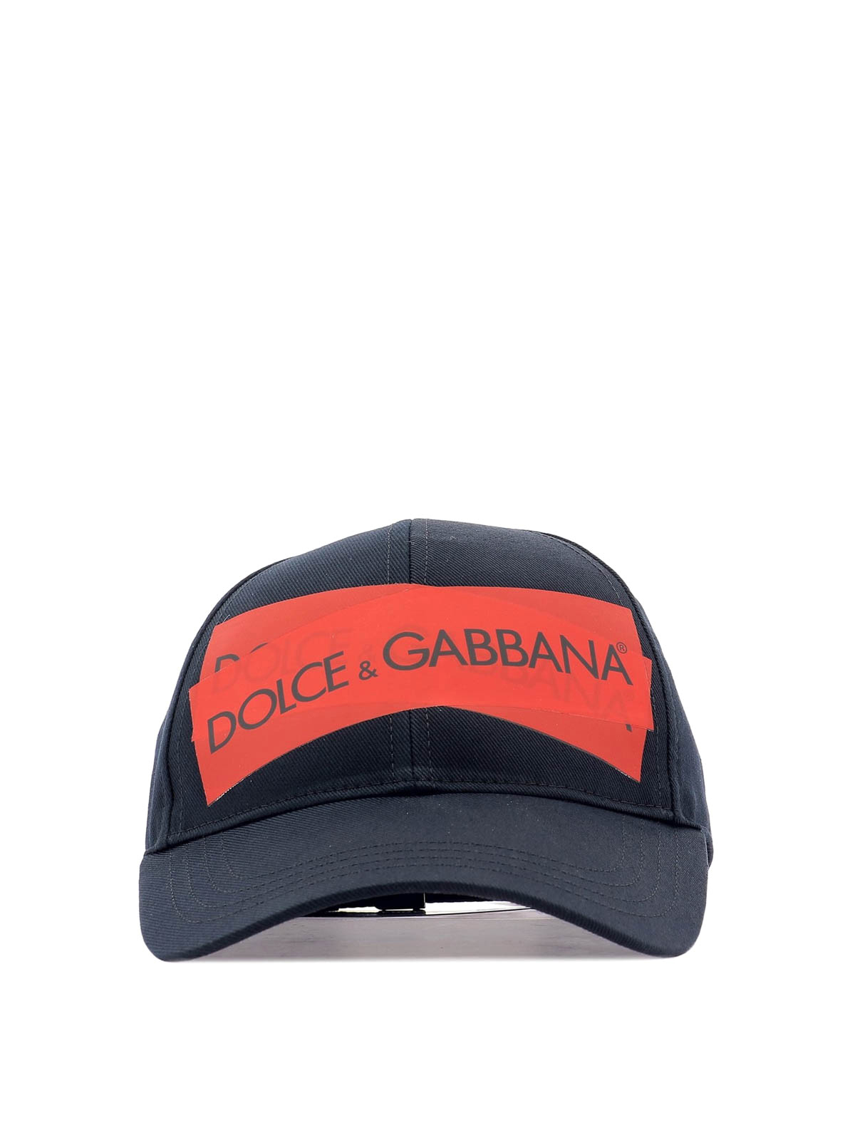 Ministerie bezoeker adelaar Hats & caps Dolce & Gabbana - Dark blue stretch cotton baseball cap -  GH590AGEF58B0665