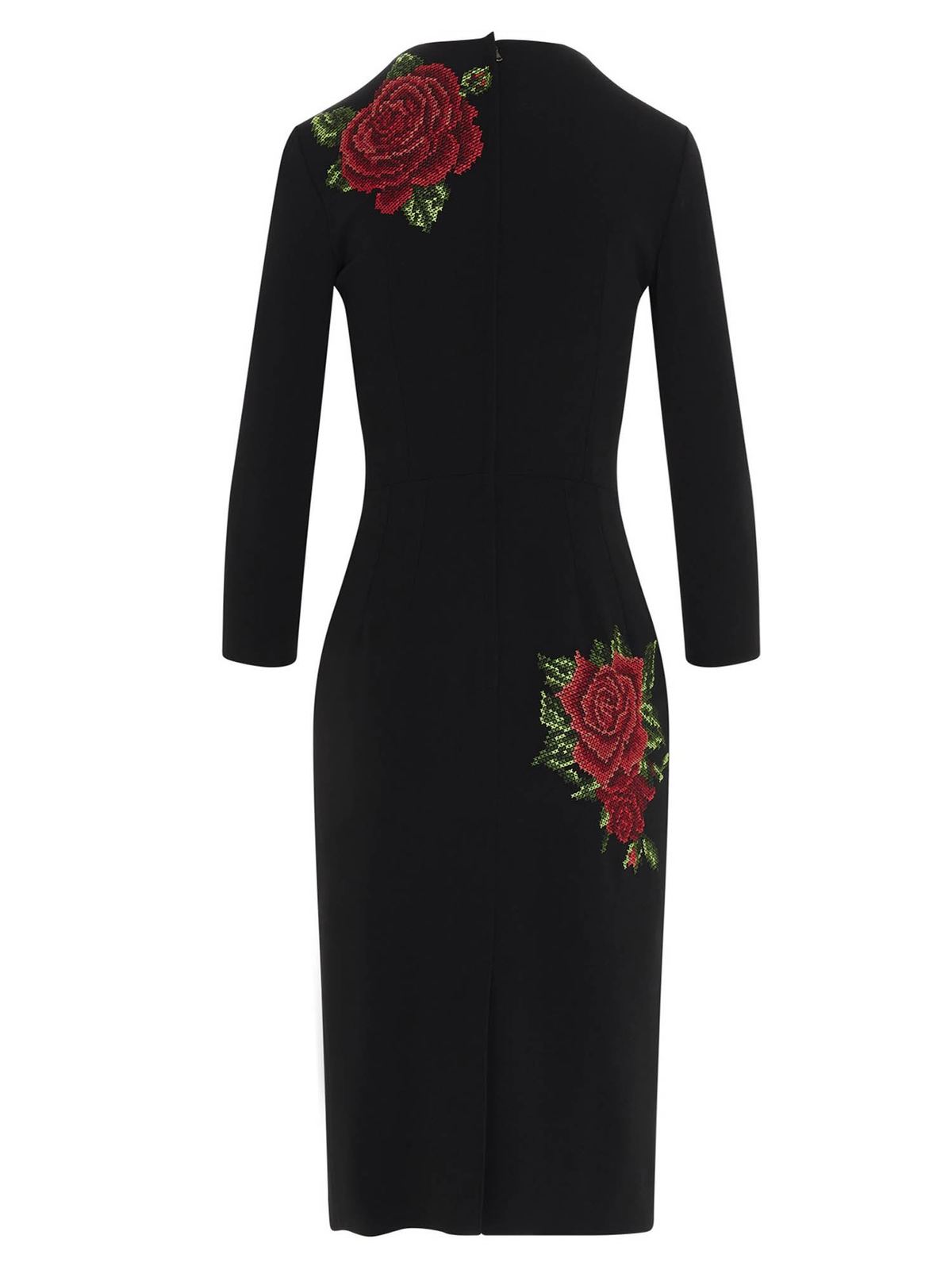 dolce and gabbana embroidered dress