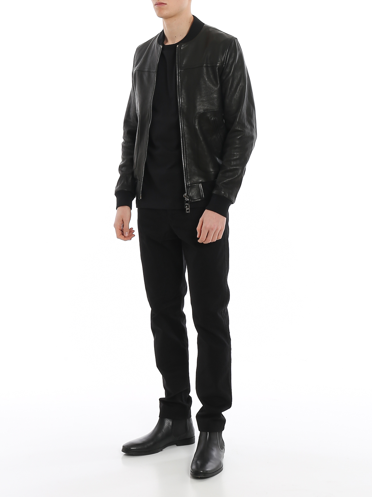 d&g leather jacket online buy