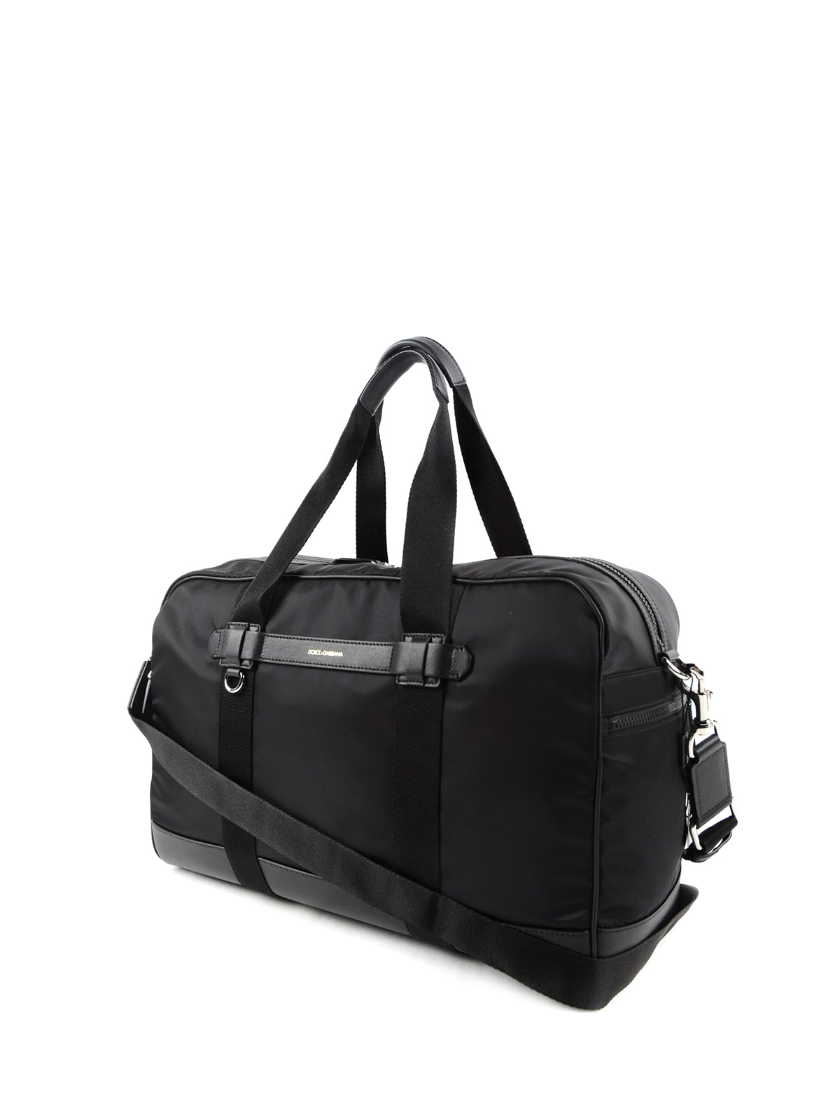 Luggage & Travel bags Dolce & Gabbana - Boston nylon and leather travel bag  - BM1441AE9818B956