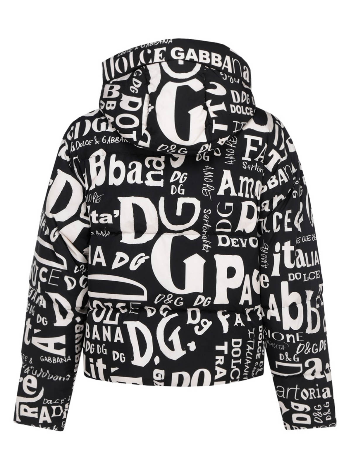 Padded jackets Dolce & Gabbana - D&G logo puffer jacket - G9QX5THSMMFHN2ES