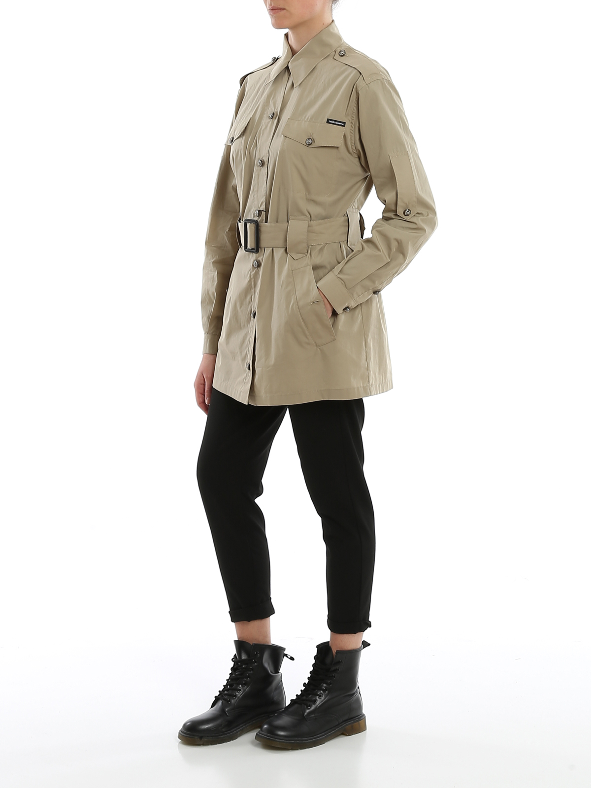 poplin safari shirt