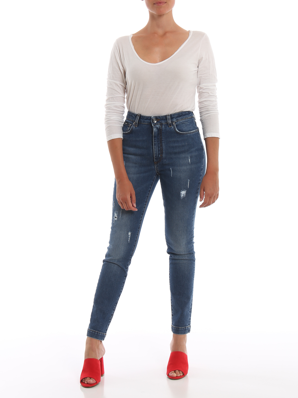 Skinny jeans Dolce & Gabbana - Audrey jeans - FTAH6DG8BE3S9001 