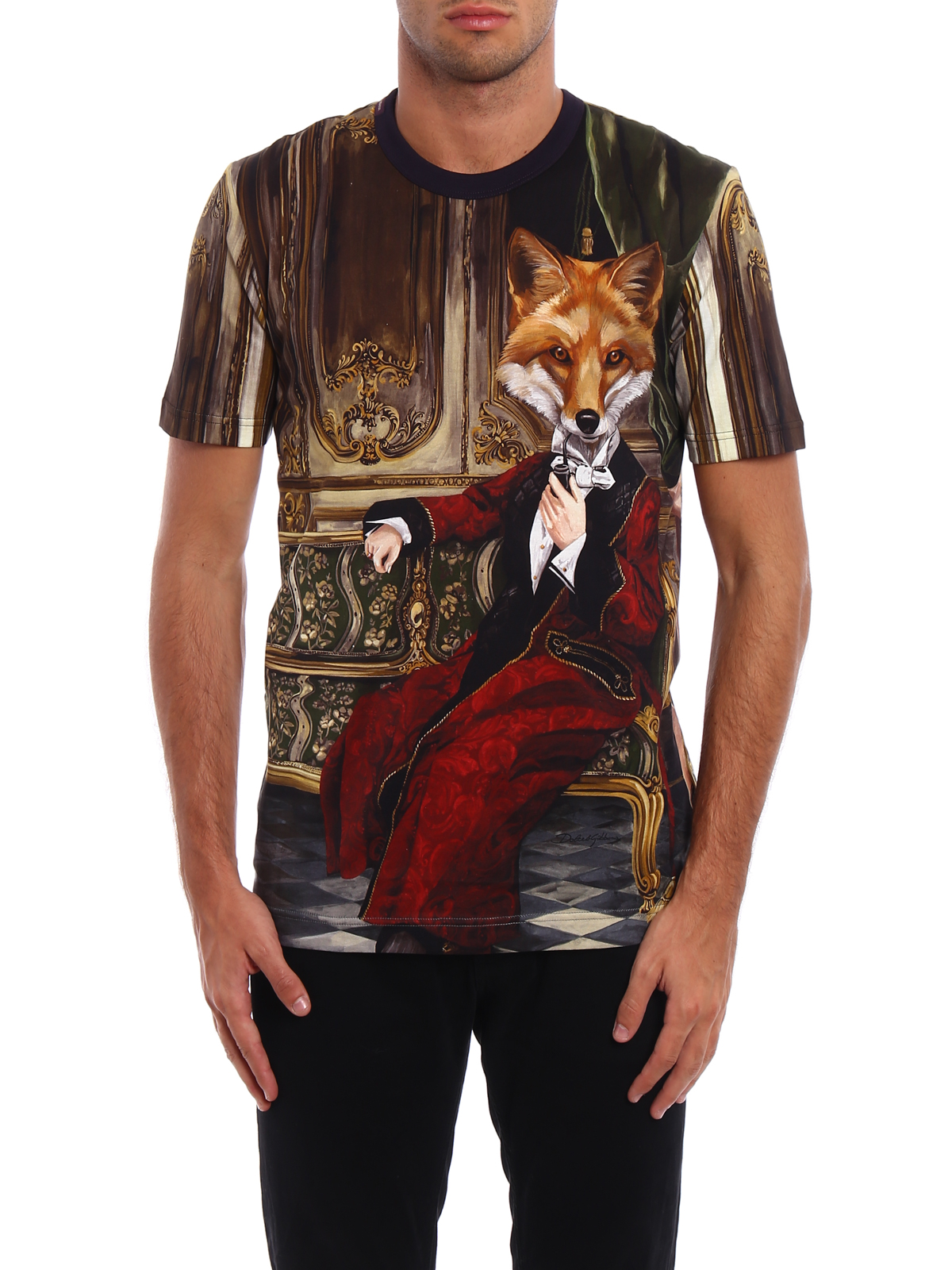 T-shirts Dolce & Gabbana - All over printed T-shirt - G8HL0THP7ZMHHC64