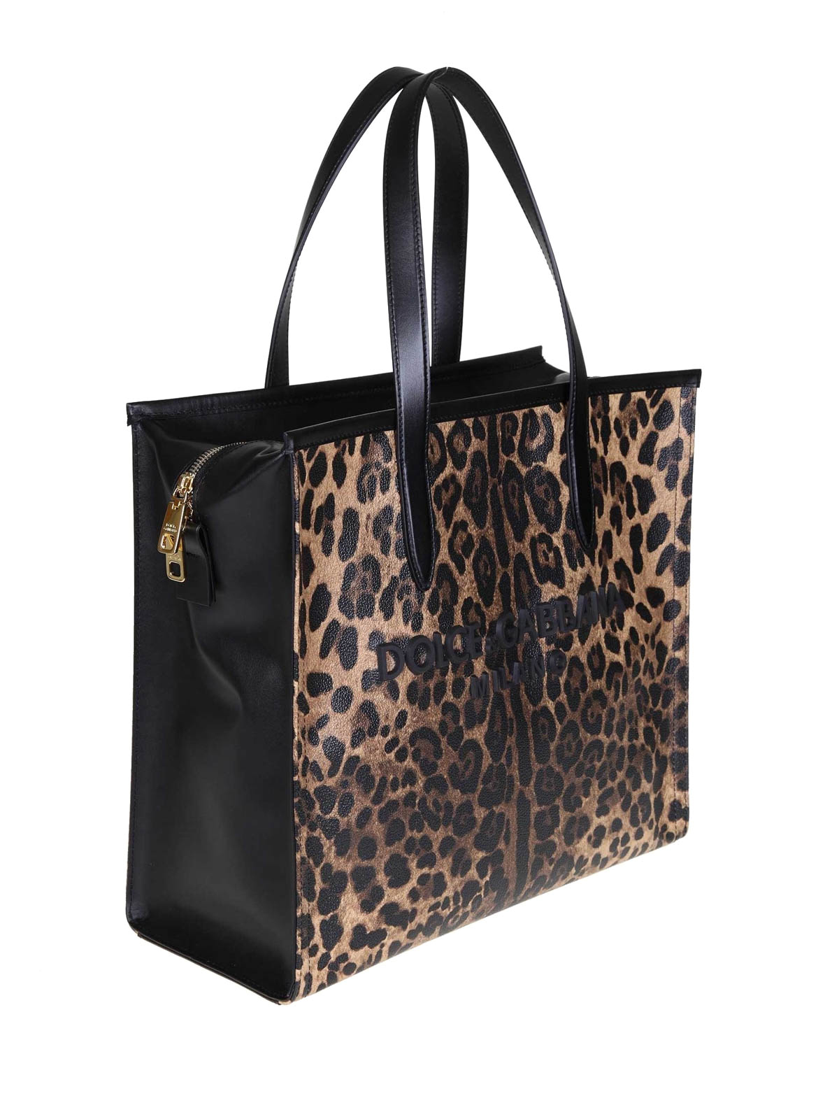 Totes bags Dolce & Gabbana - Market Bag animal print medium tote -  BB6673AK100HA93M