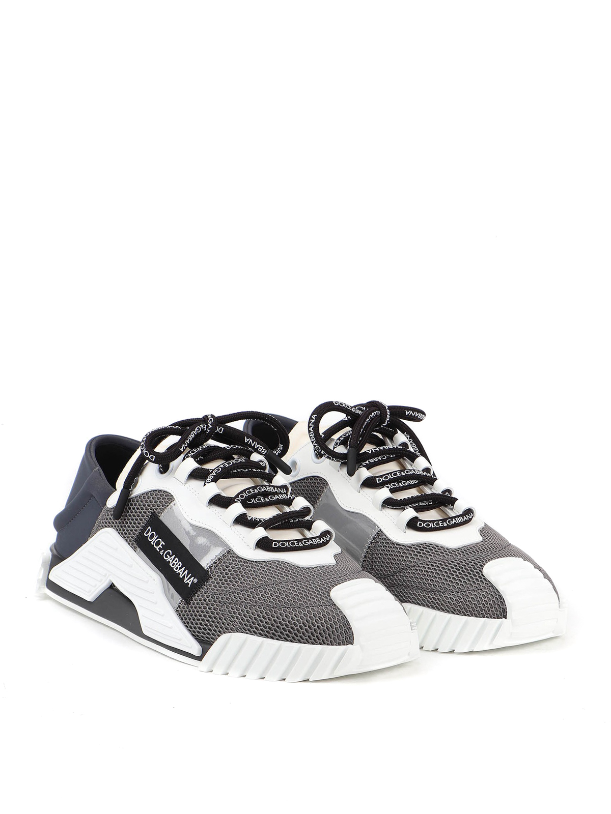 Trainers Dolce & Gabbana - NS1 mixed materials black sneakers ...