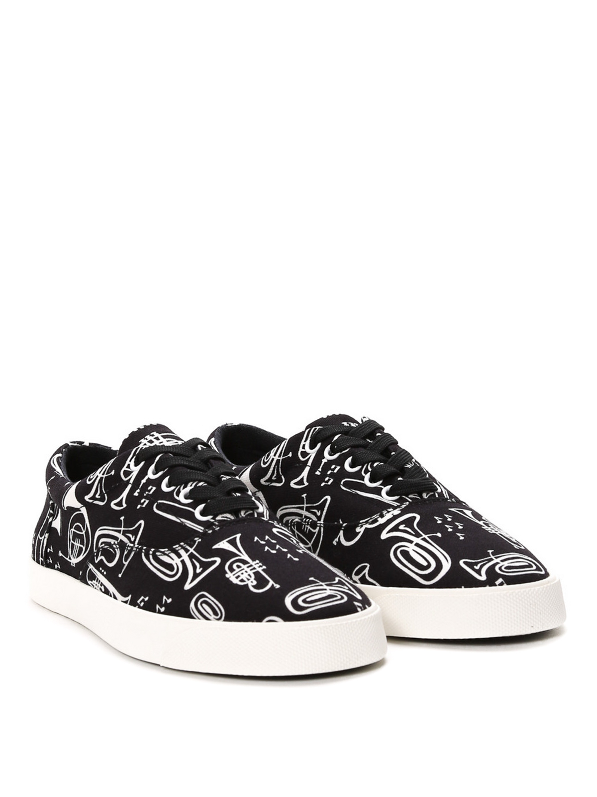 Trainers Dolce & Gabbana - Trumpets print canvas sneakers - CS1313AG334HN607