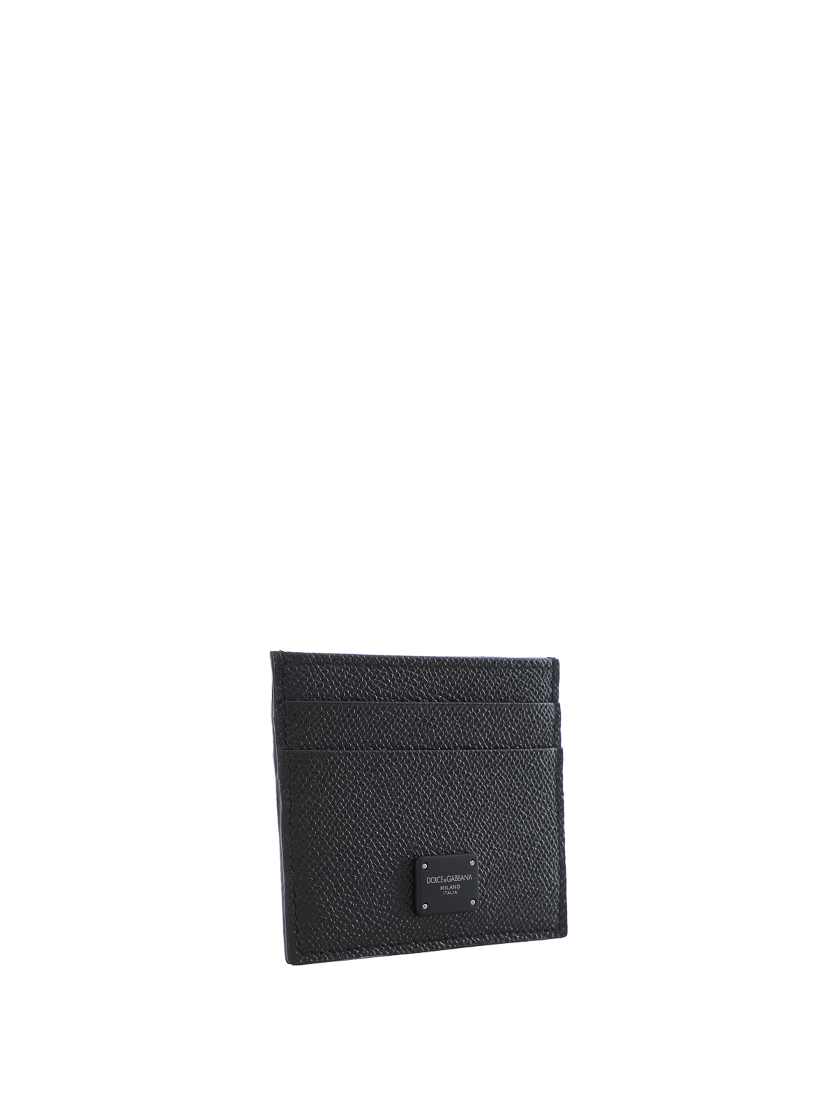 Wallets & purses Dolce & Gabbana - Black Dauphine leather card holder -  BP0330AZ60280999