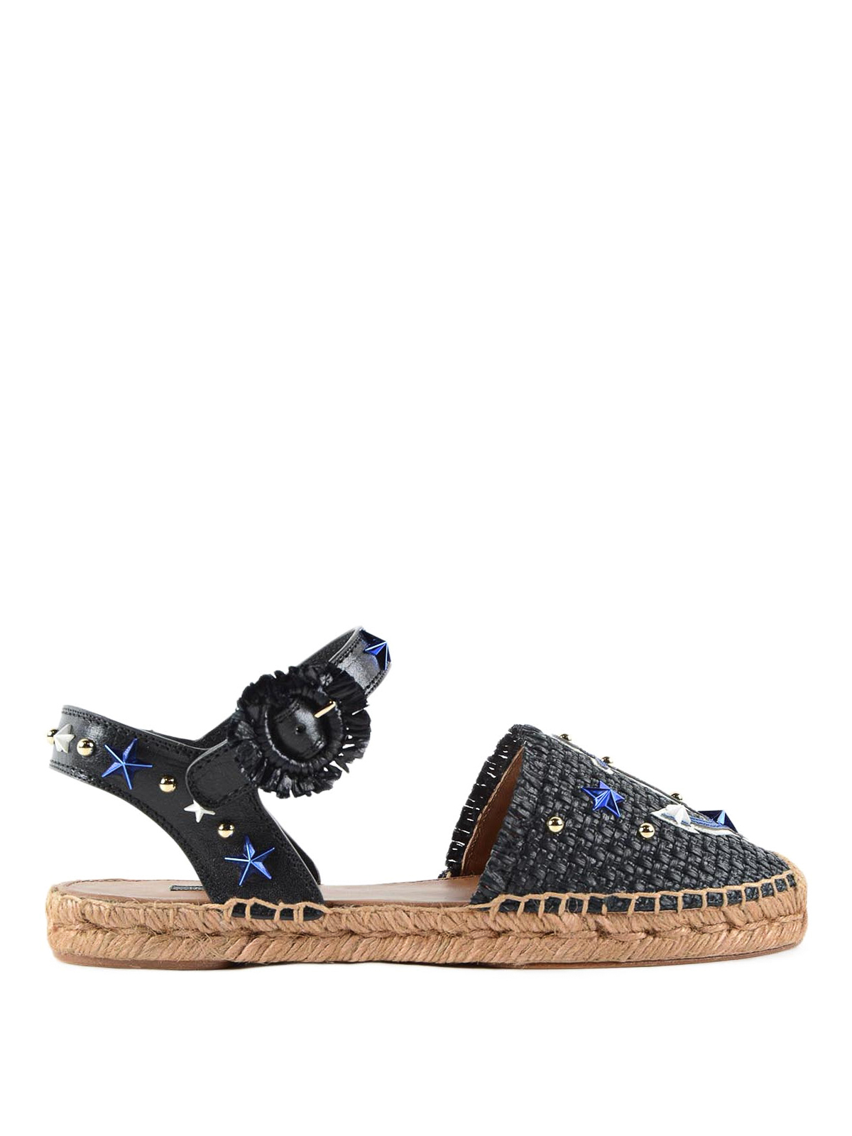 Vesting Kleverig Overjas Sandals Dolce & Gabbana - Anchor patch sandals - CE0089AG4878B956