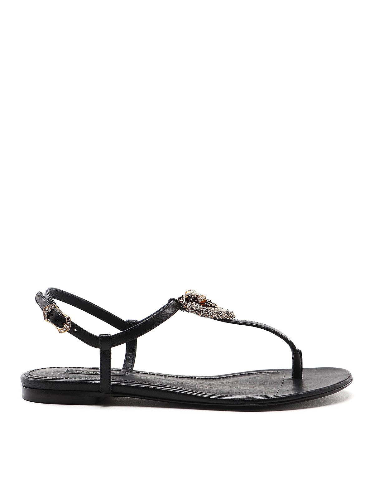 Dolce & Gabbana - Devotion thongs - sandals - CQ0353AX19180999 | iKRIX.com