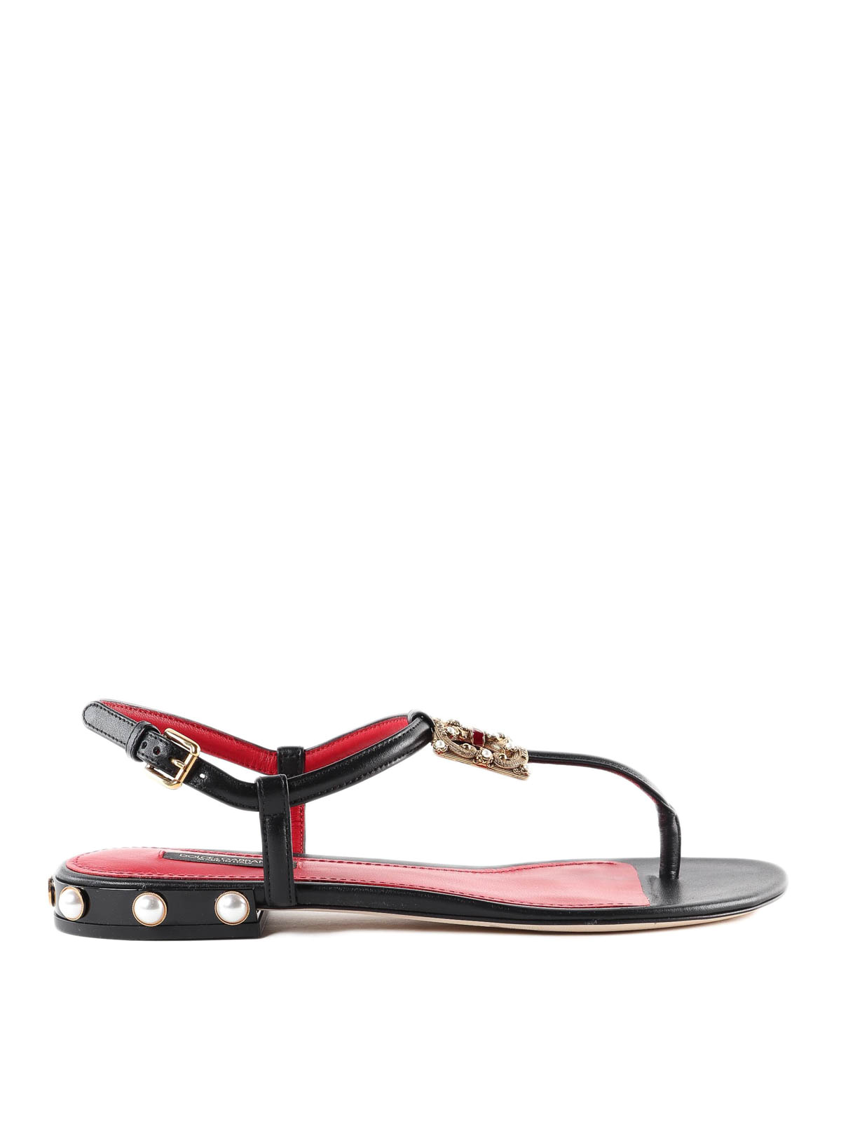 dolce and gabbana thong sandals
