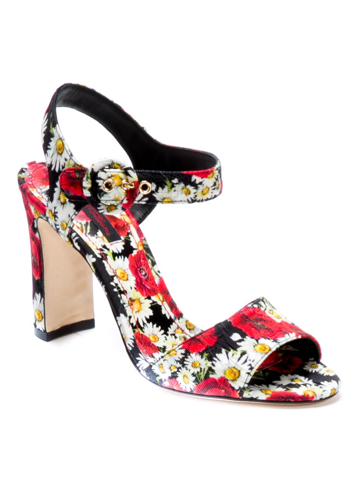 Sandals Dolce & Gabbana - Floral print sandals - CR0107AR3848Q885