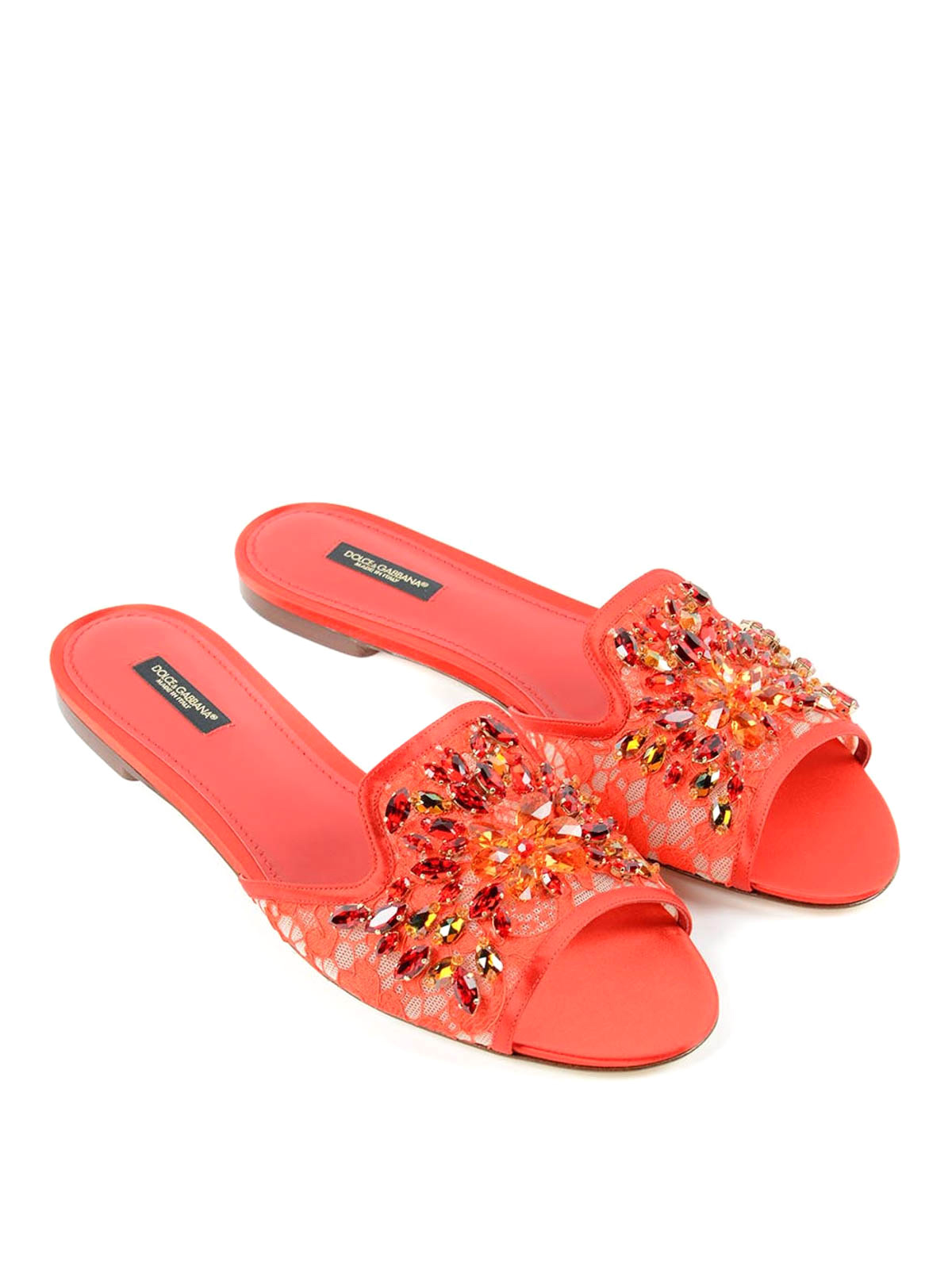 dolce gabbana flat sandals