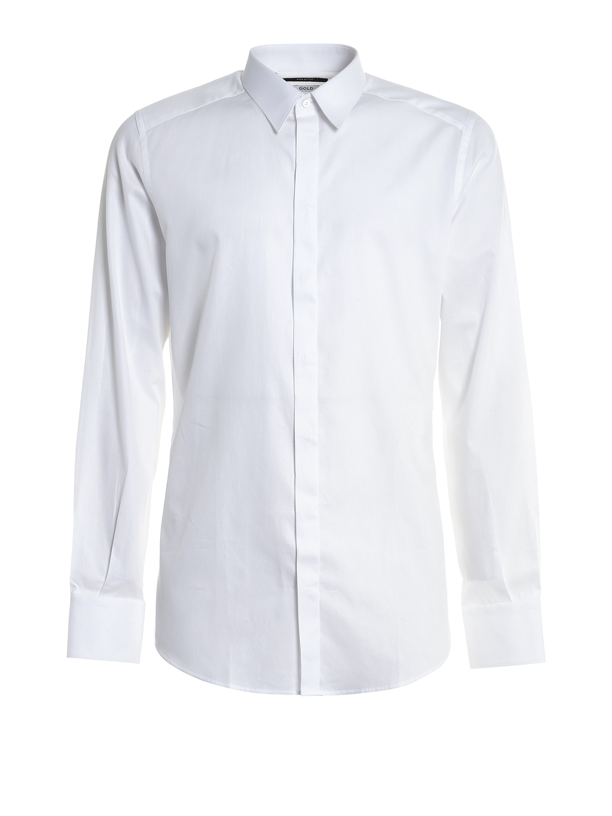 Shirts Dolce & Gabbana - Jacquard cotton shirt - G5EB7TFM5C2W0800