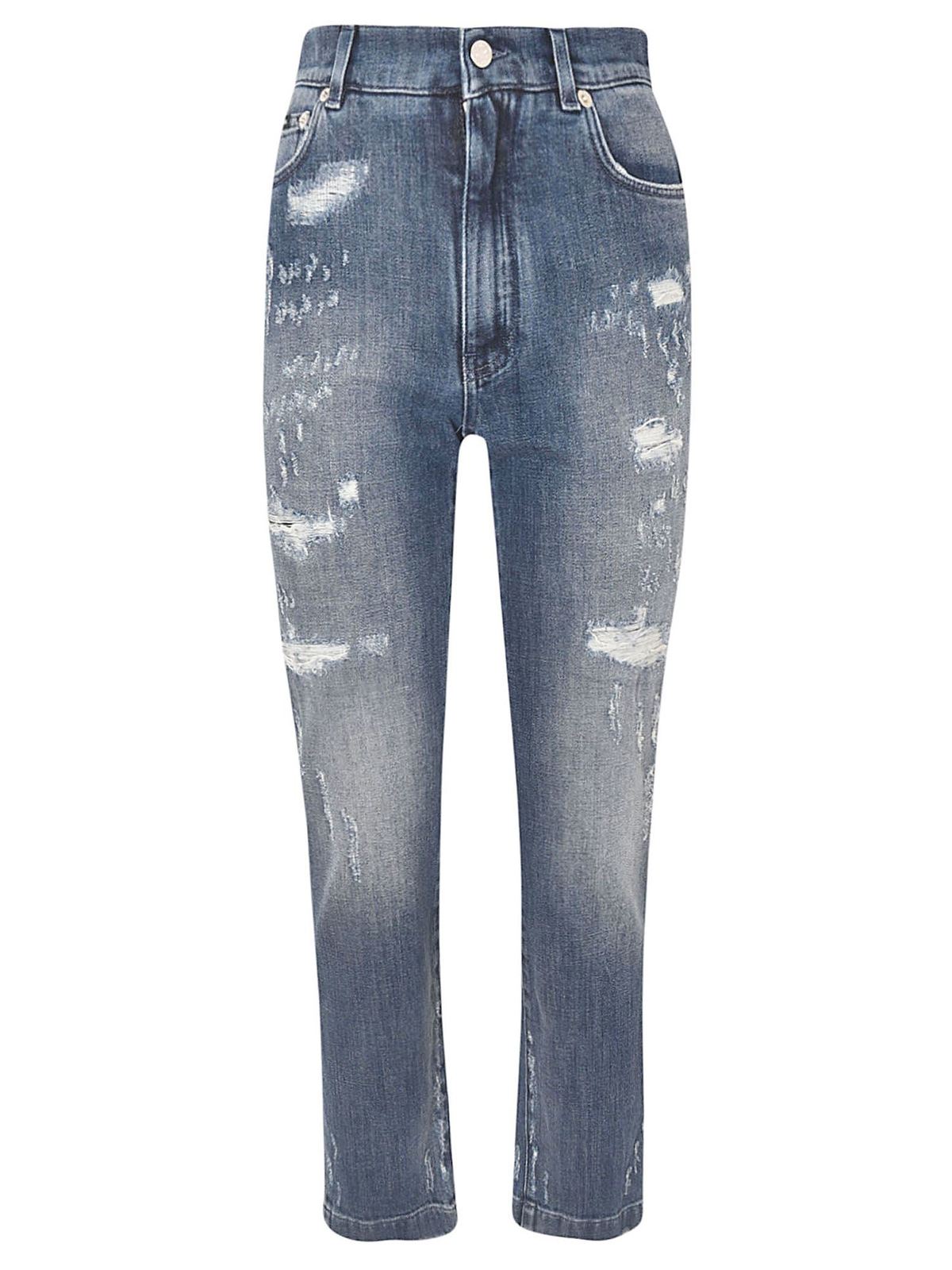 Skinny jeans Dolce & Gabbana - Audrey jeans in blue denim ...