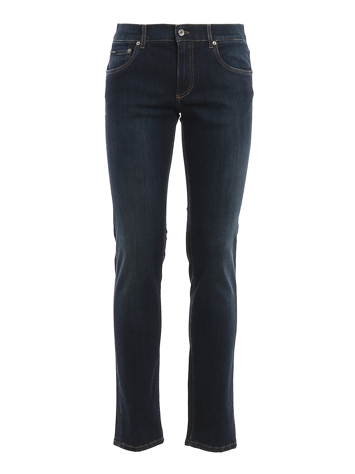 Skinny jeans Dolce & Gabbana - DG crown embroidery skinny jeans ...