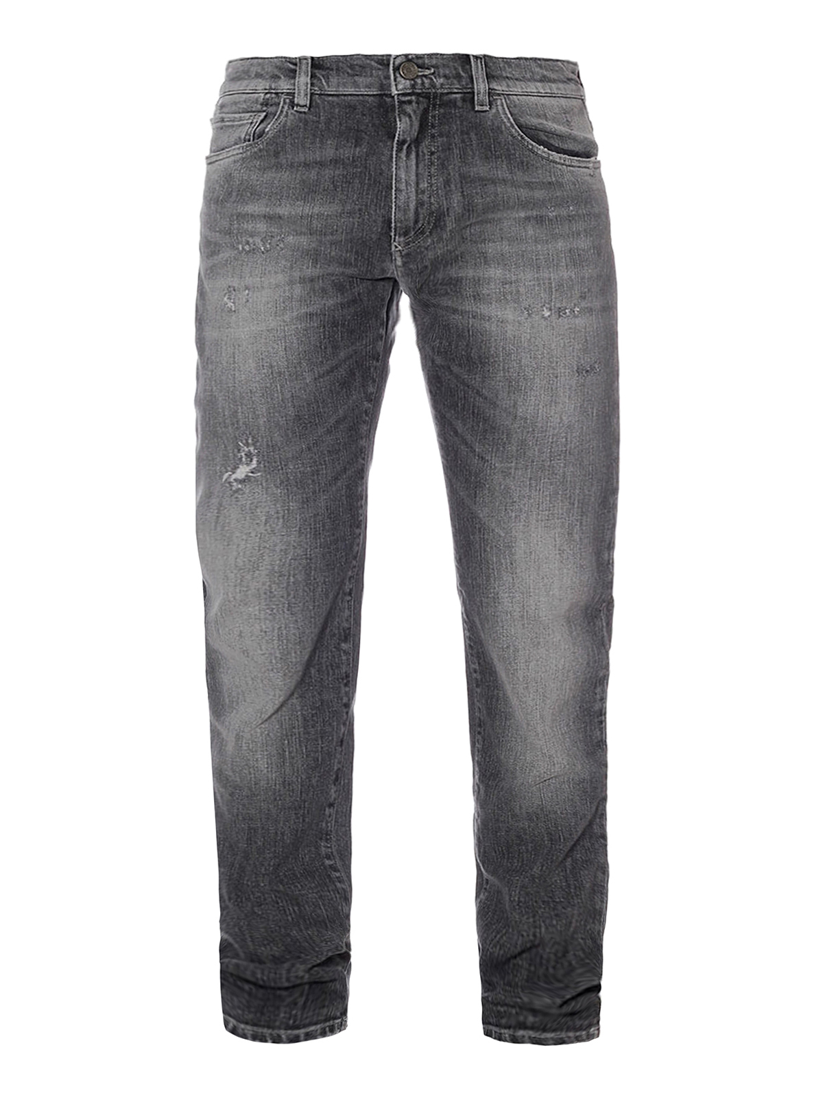 Straight leg jeans Dolce & Gabbana - Faded grey denim jeans ...