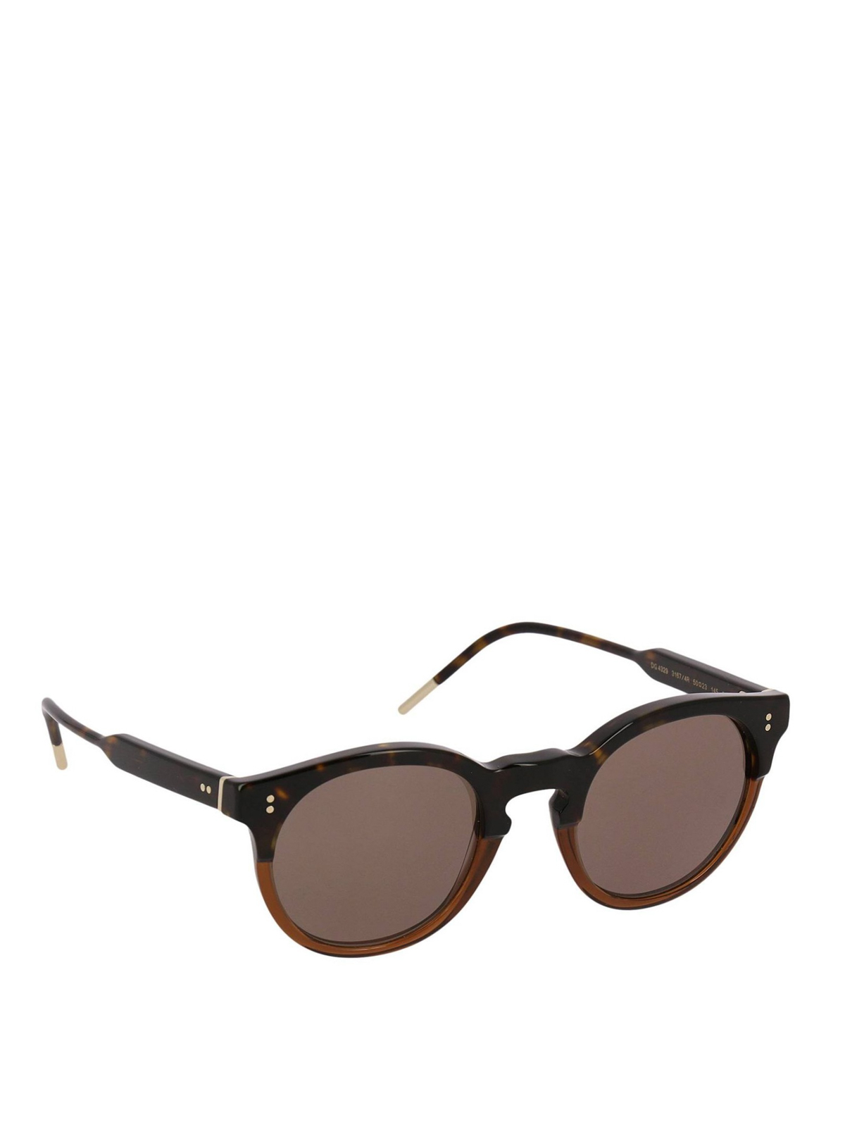 Sunglasses Dolce & Gabbana - Havana and brown phantos sunglasses -  DG4329314540