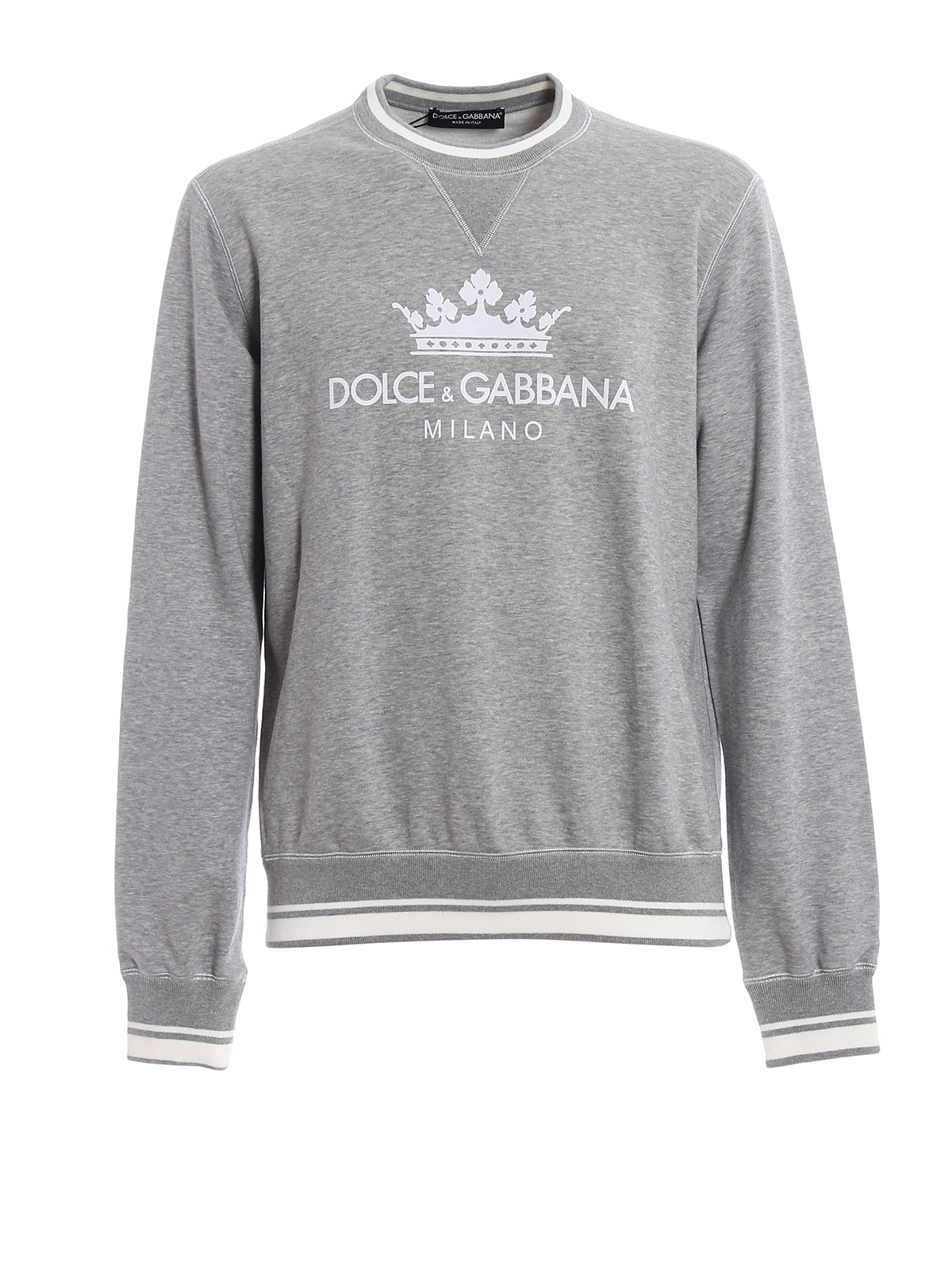 dolce and gabbana grey hoodie