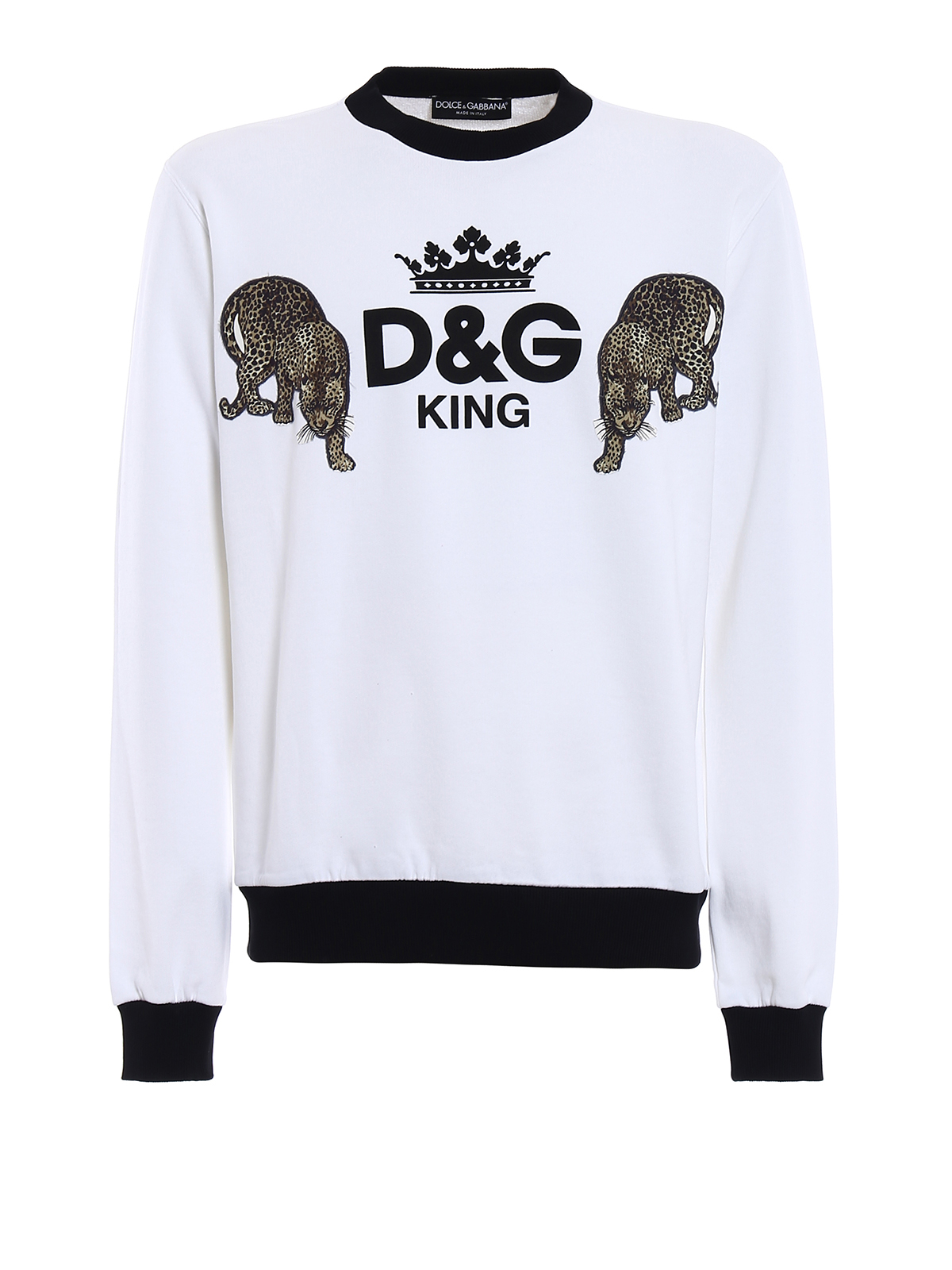 sharp Doctor Taiko belly Sweatshirts & Sweaters Dolce & Gabbana - D&G King print sweatshirt -  G9JQ2ZG7MOJHWI44