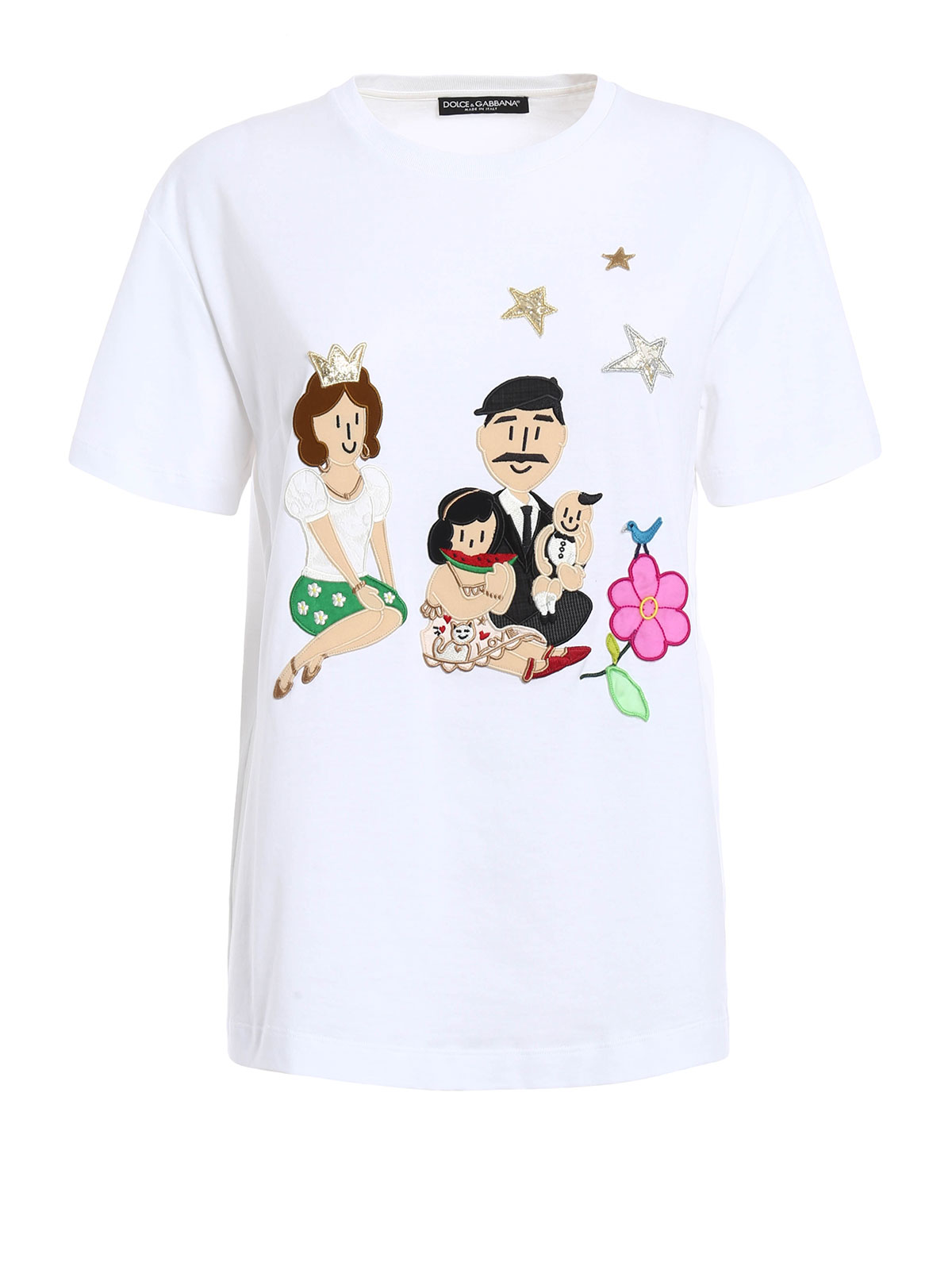 Dolce & - Camiseta Blanca Para Mujer - F8H31ZG7ILXW0800