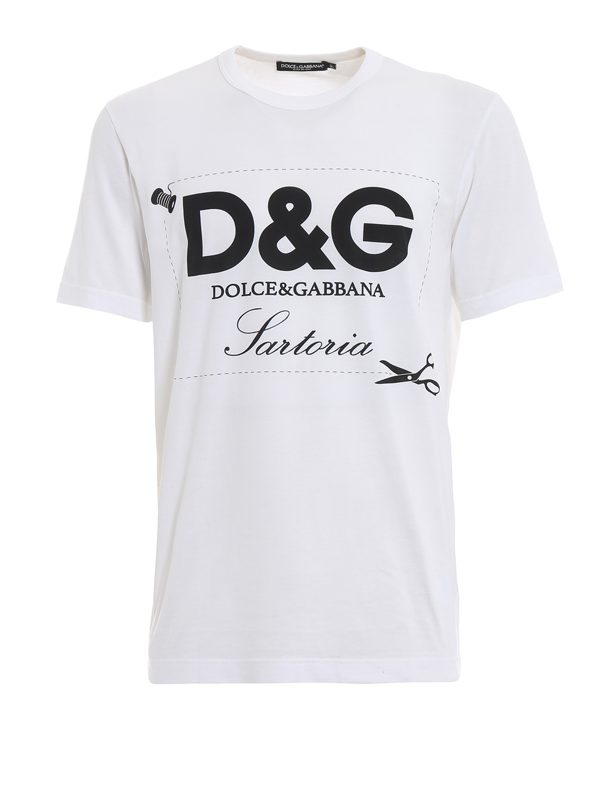 tab beundre fond T-shirts Dolce & Gabbana - D&G Sartoria print T-shirt - G8HL0TFH770W0800