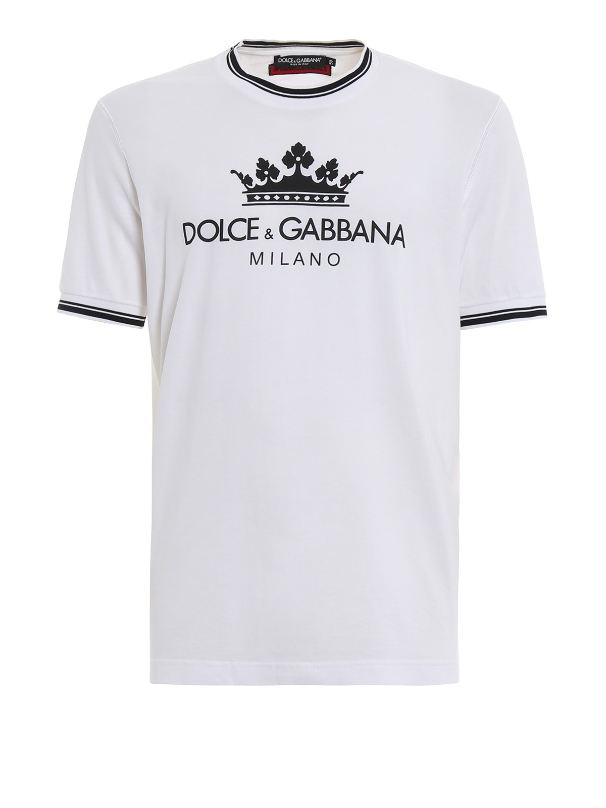 T-shirts Dolce & Gabbana - #DGMILLENNIALS printed white cotton Tee ...