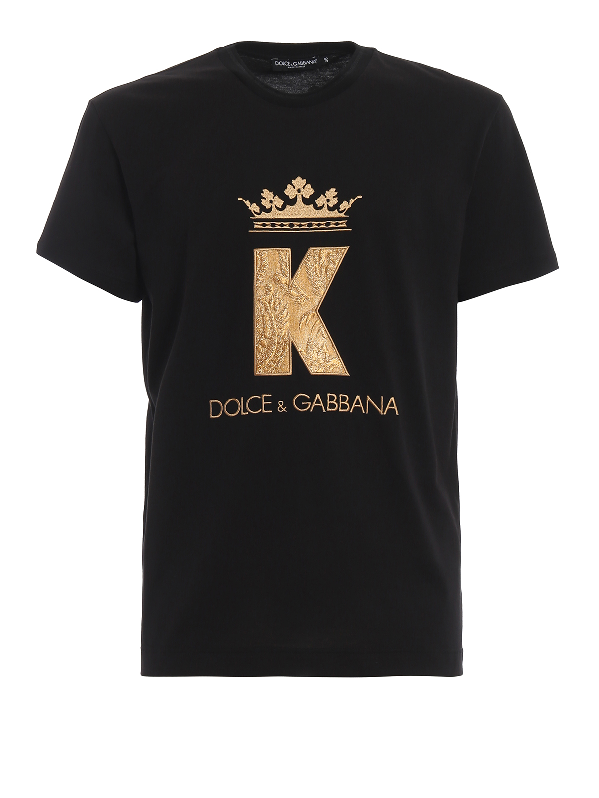 Dolce \u0026 Gabbana - King patch T-shirt 