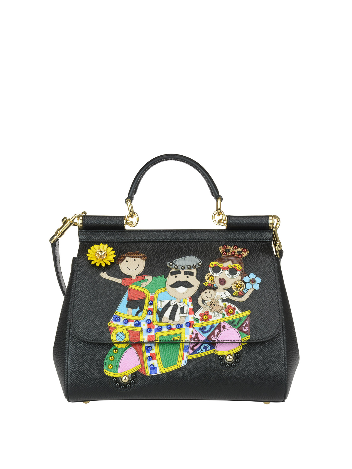 Totes bags Dolce & Gabbana - DG Family Sicily Medium handbag -  BB6002AI07380999