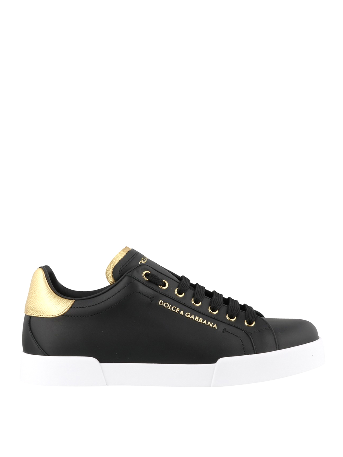 black and gold dolce and gabbana shoes