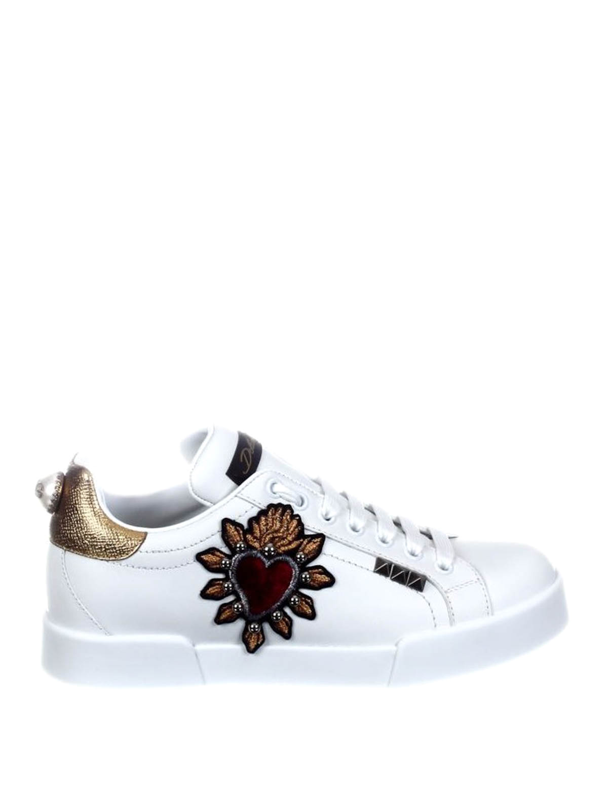 dolce gabbana patch sneakers
