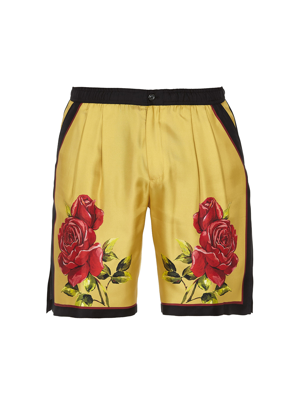 Mujer Ropa de Shorts de Minishorts Bermudas Dolce & Gabbana de Seda de color Rojo 