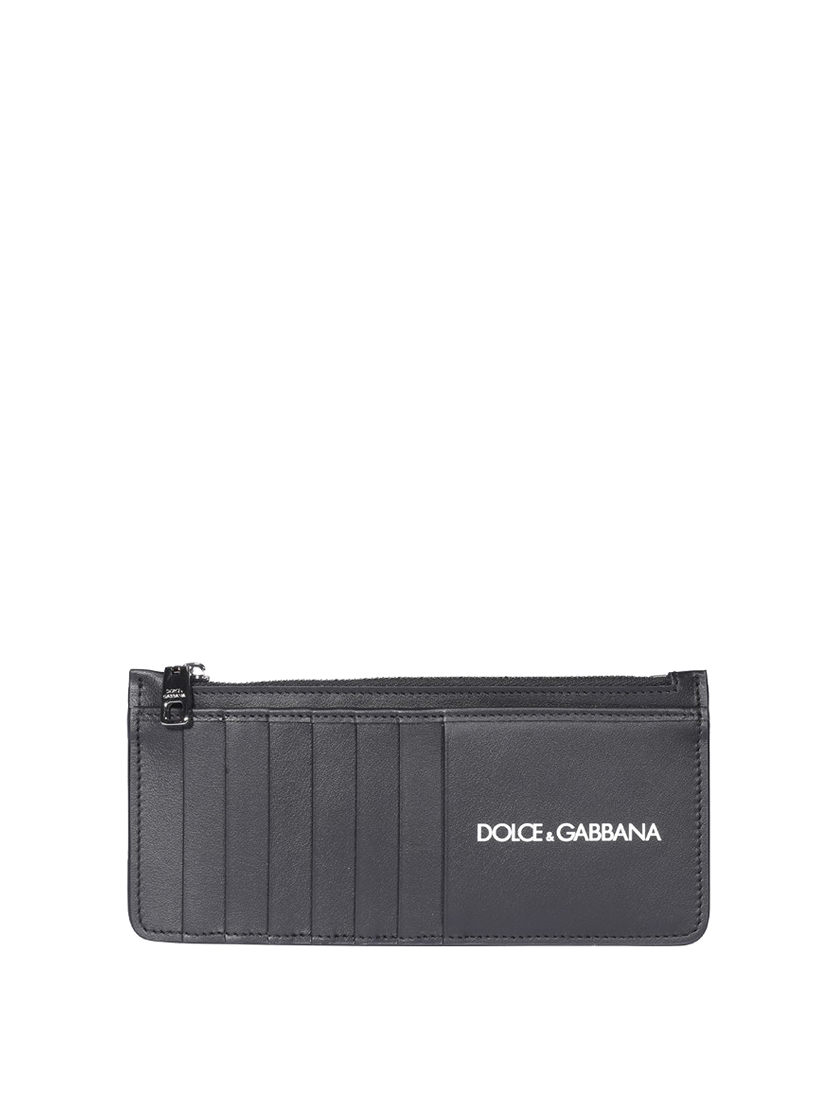 Dolce & Gabbana - Logo print vertical card holder - wallets & purses ...