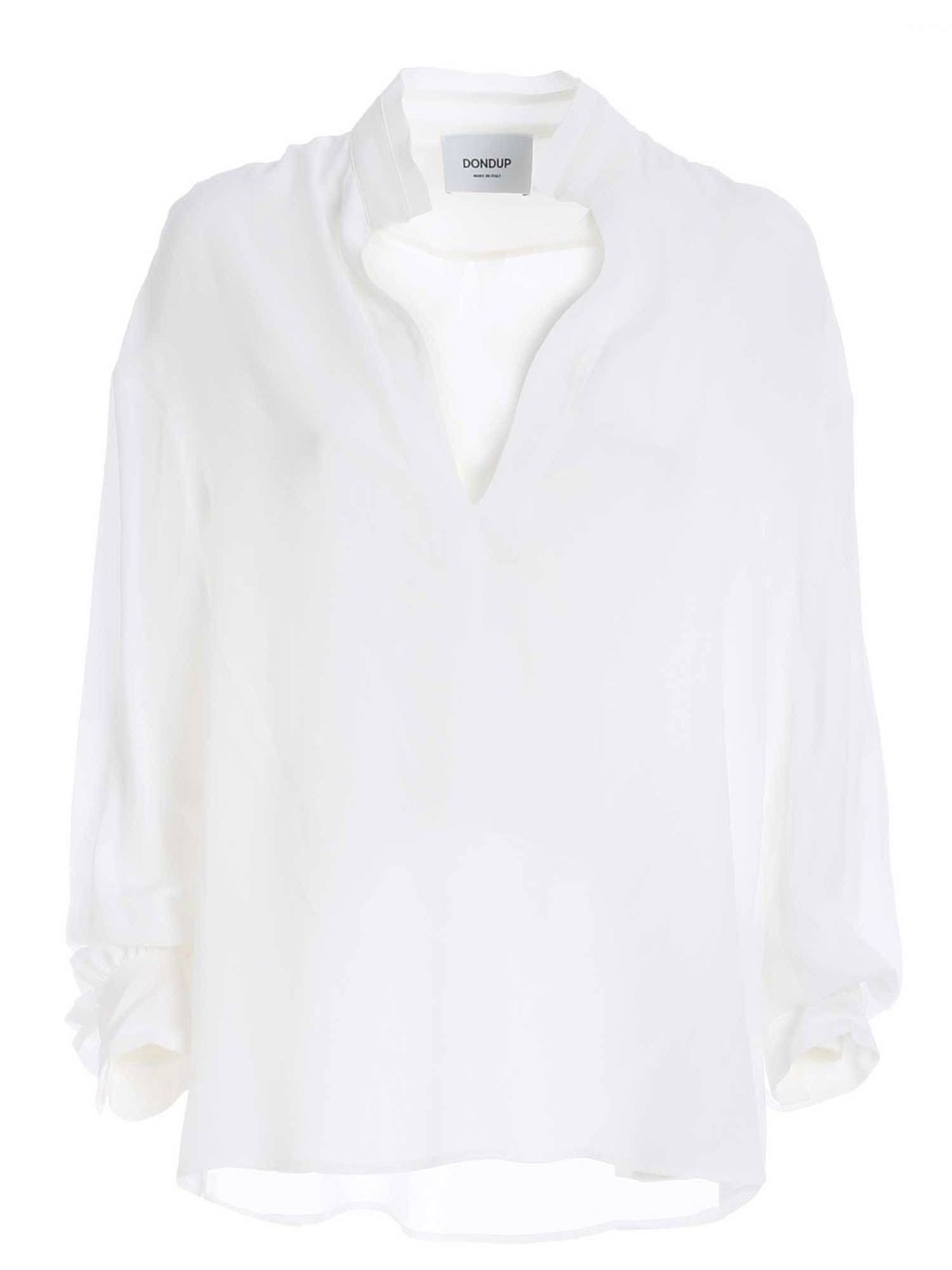 بلوز Dondup - Semi-transparent loose 