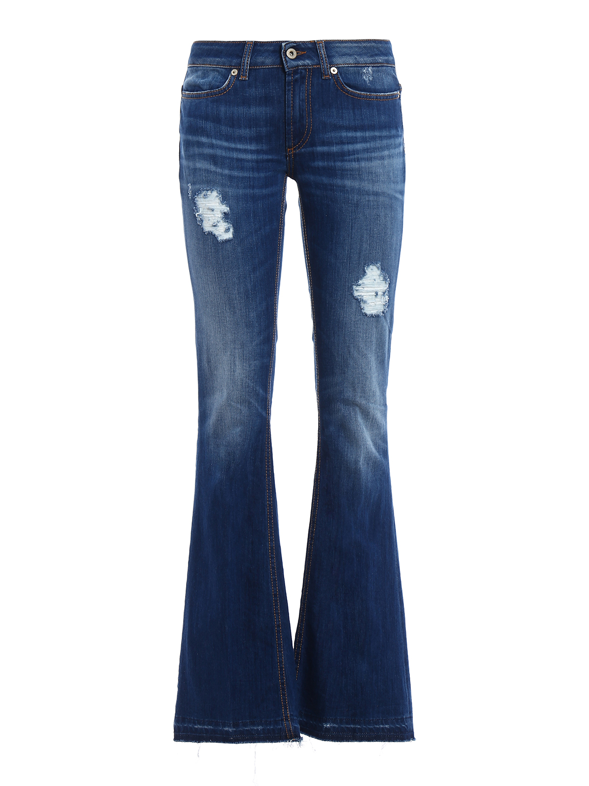 Bootcut jeans Dondup - Neon bootcut low waist jeans - DP126DS107DR03T800