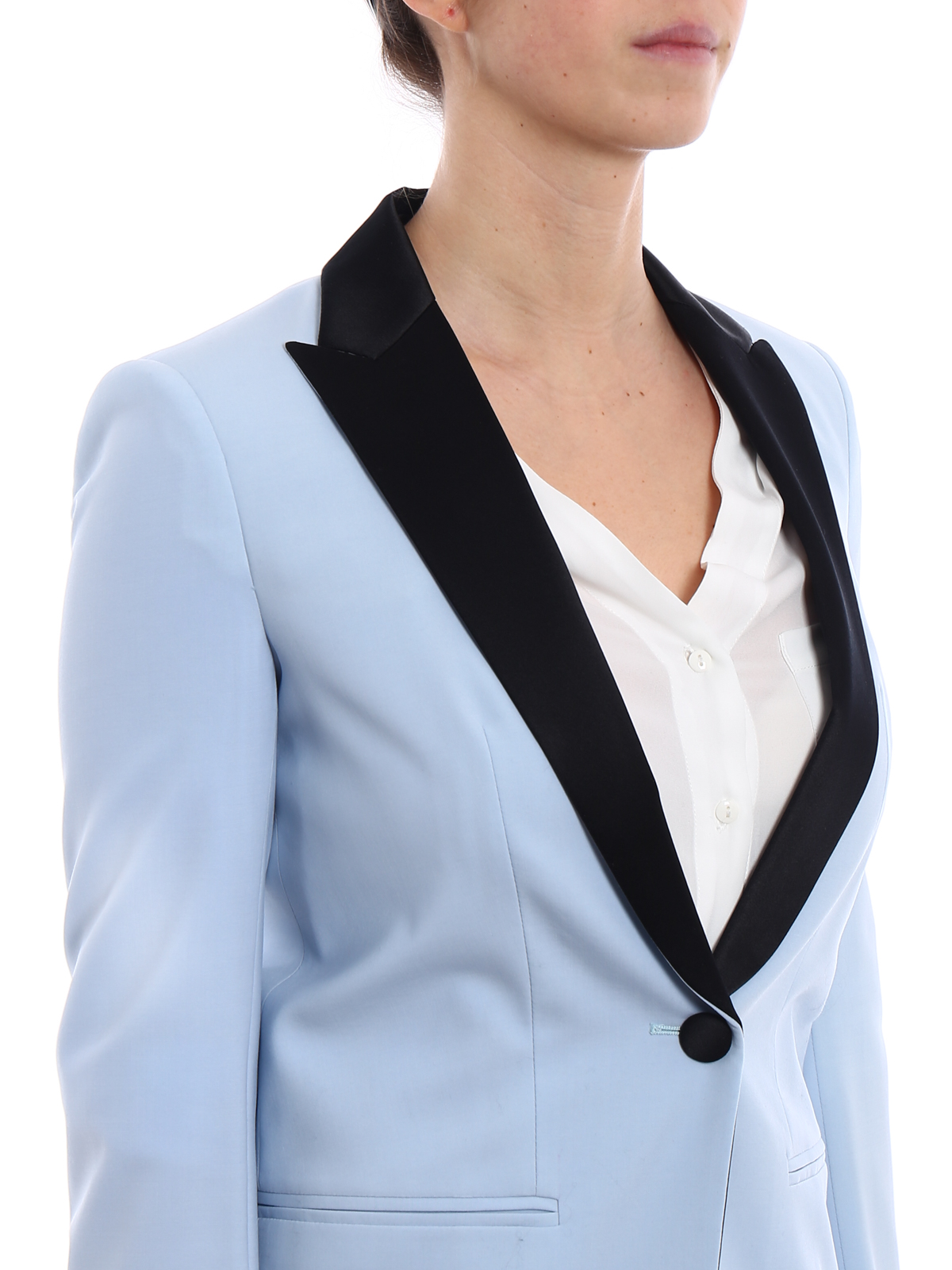 sky blue blazer online