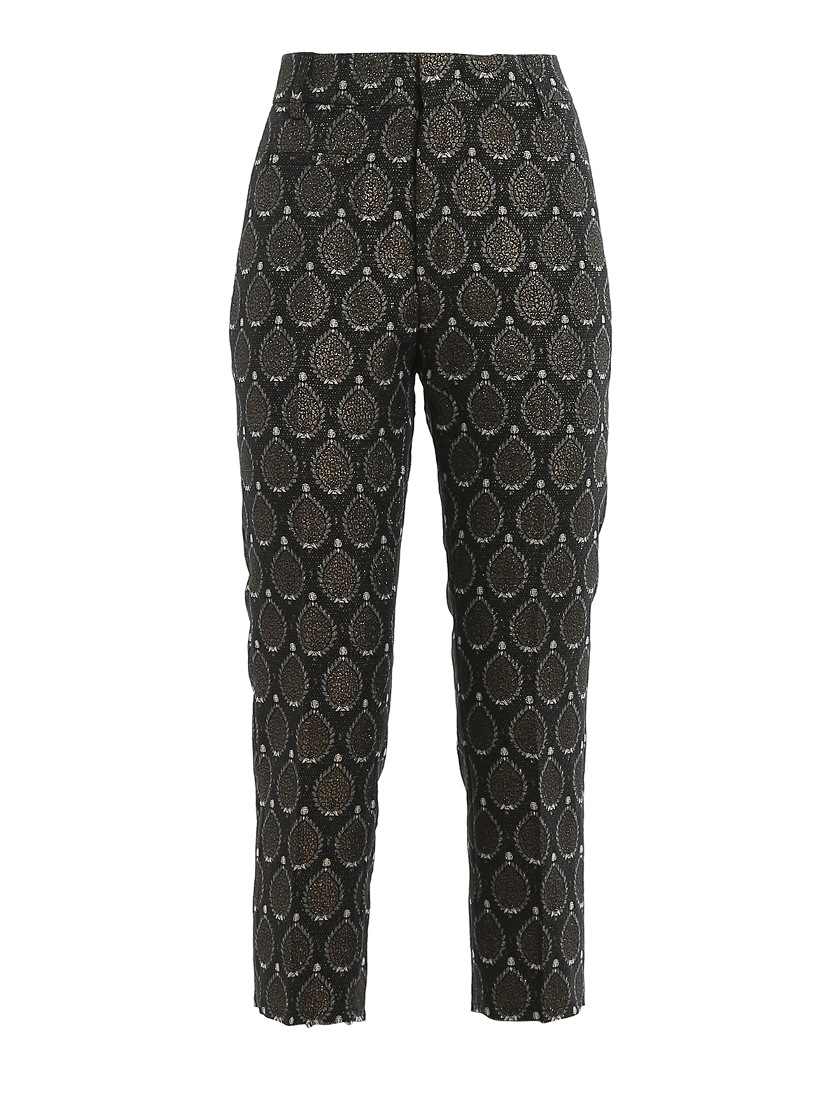 Casual trousers Dondup - Ariel jacquard trousers - DP475FF0352DXXX999