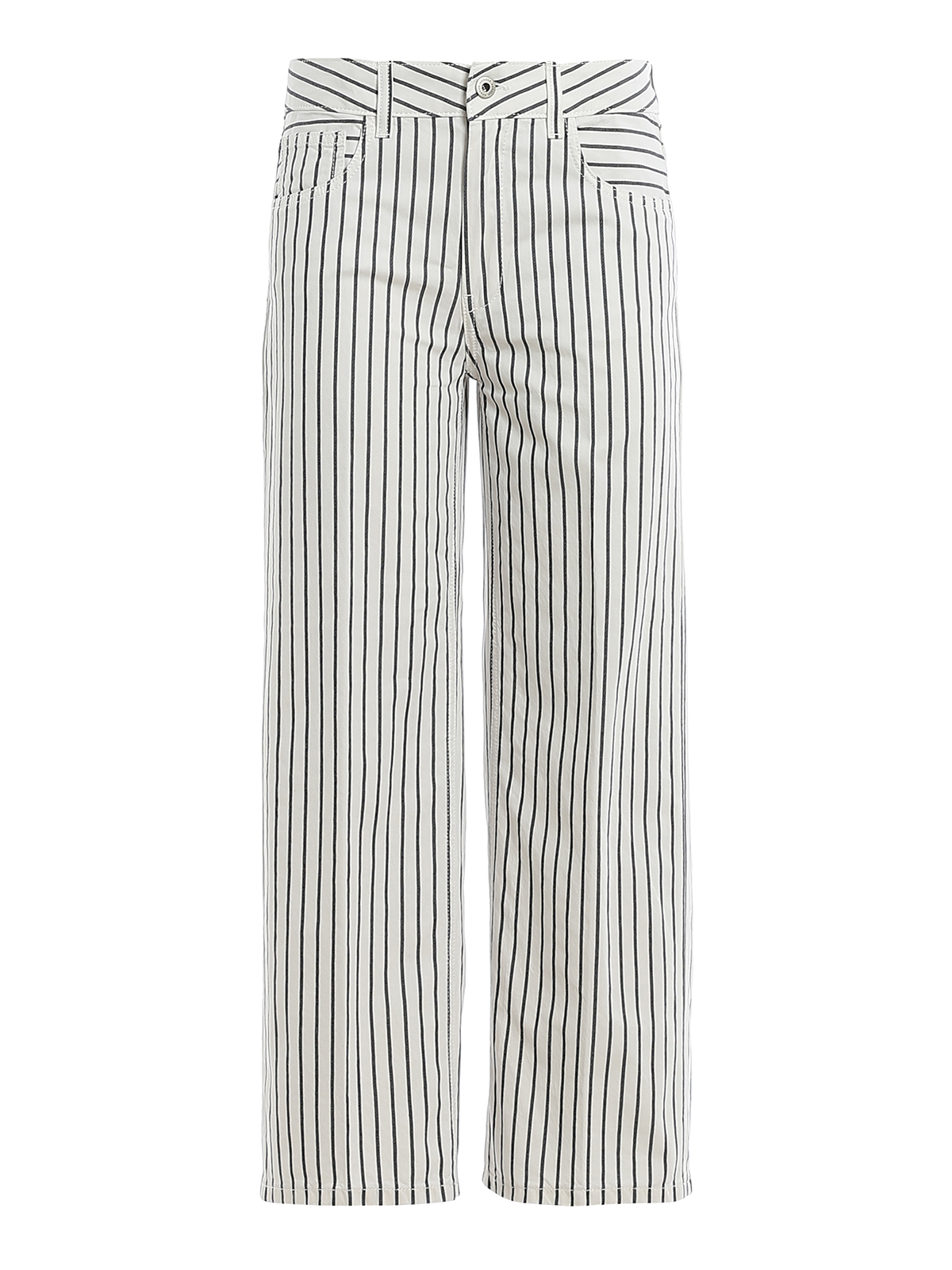 DONDUP AVENUE STRIPED FLARED TROUSERS