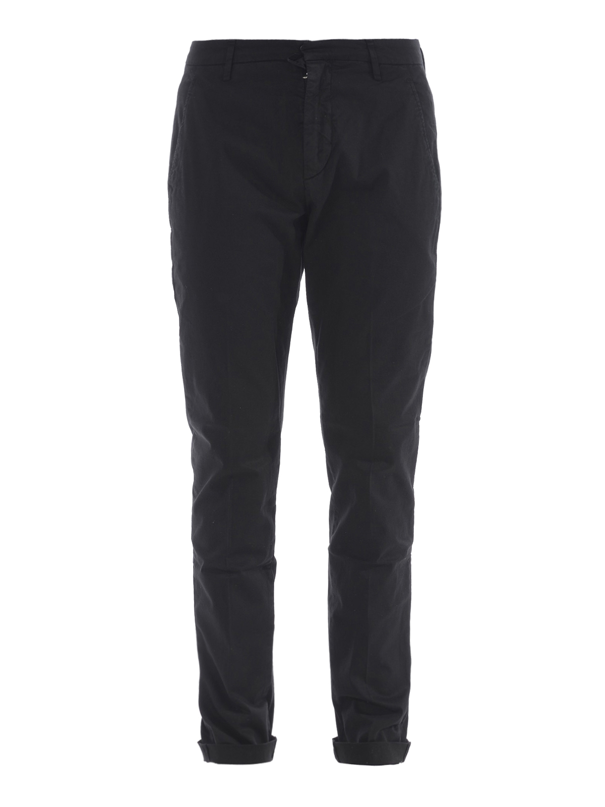 black cotton trousers