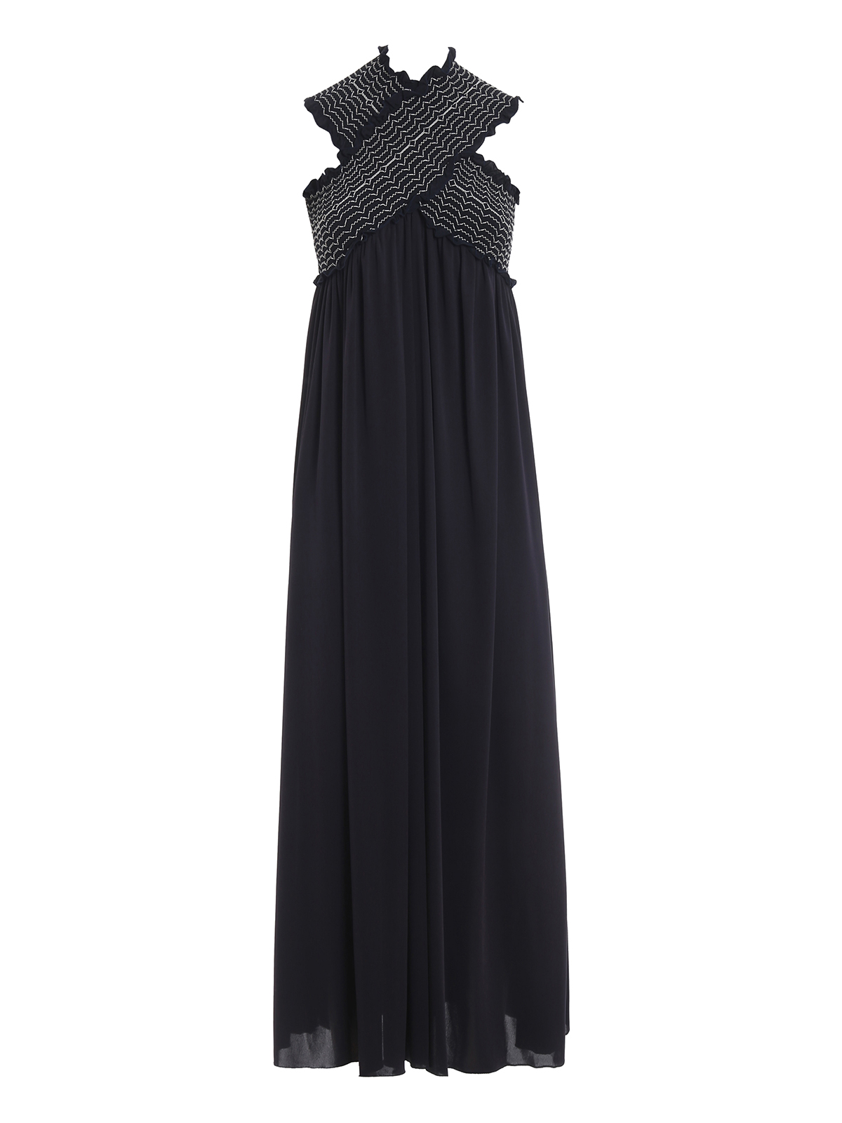 Maxi dresses Dondup - Wrap embroidered 