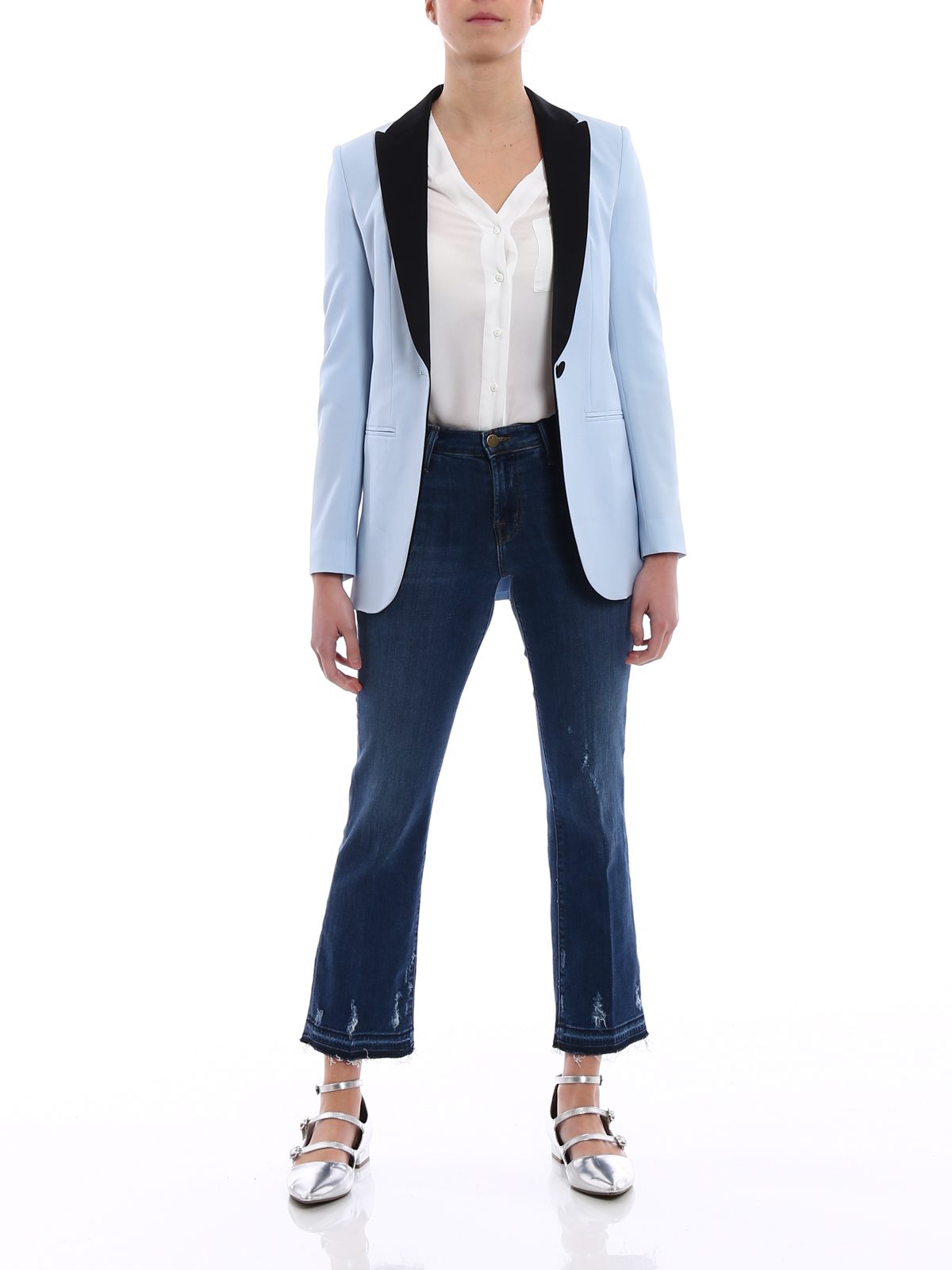 sky blue blazer online