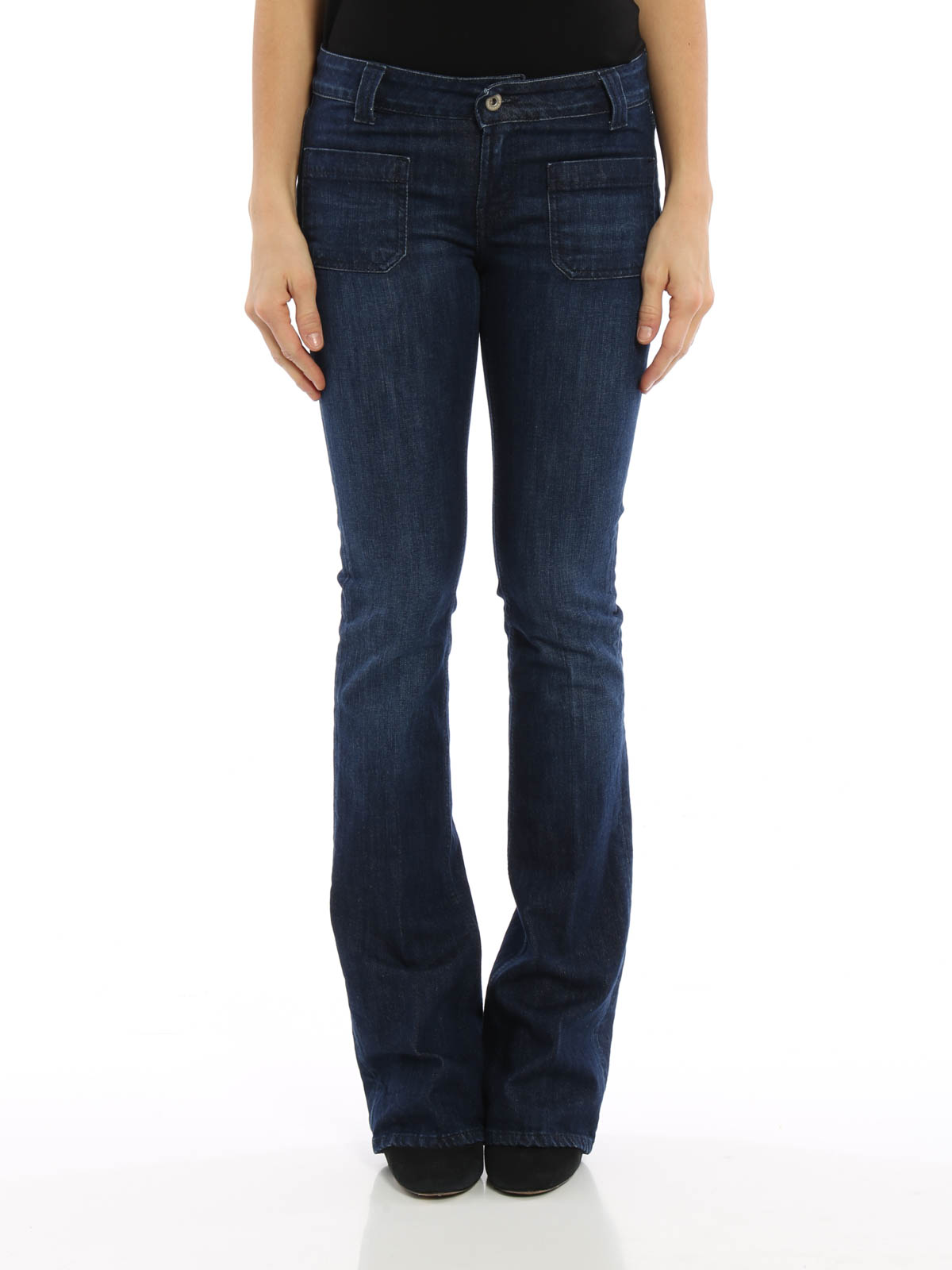 Jeans bootcut Dondup - Jeans Morrison a zampa - P982DS153D800 | iKRIX.com