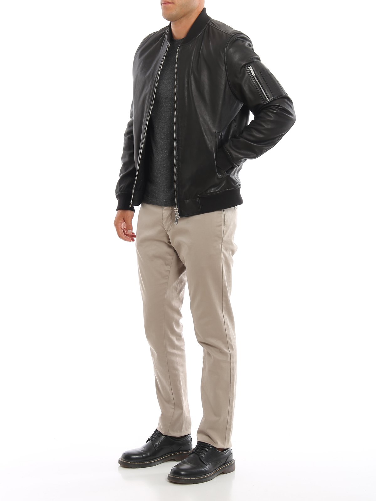 black leather jacket online