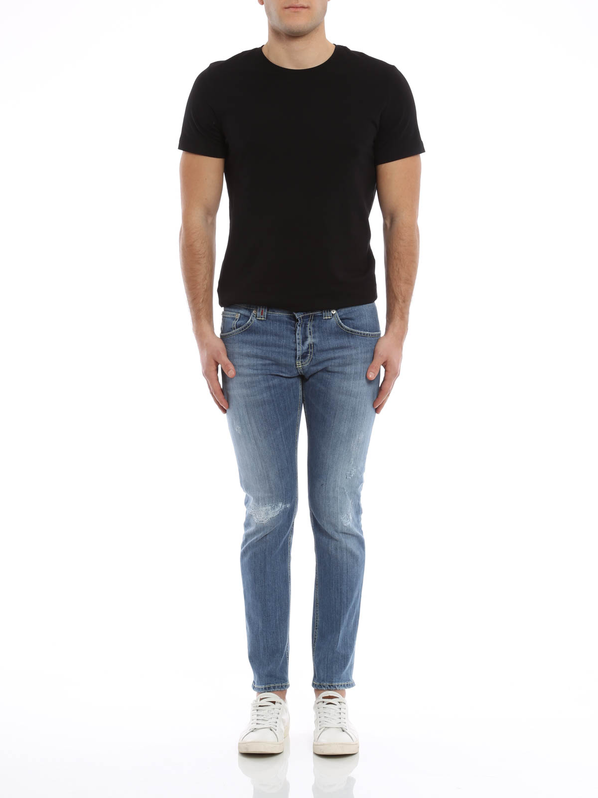 schrijven Uitvoerder exegese Skinny jeans Dondup - Mius ripped jeans - UP168DS050UL40800 | iKRIX.com